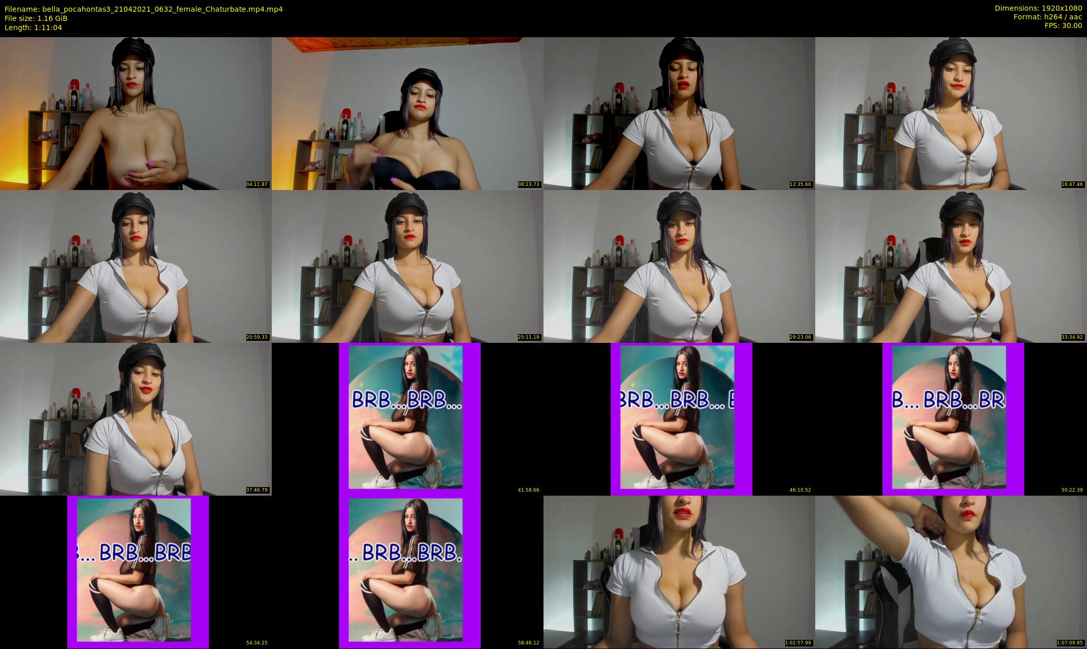 bella_pocahontas3 — 72 minute Chaturbate female cam show recording, 1080p, Apr 21, 2021