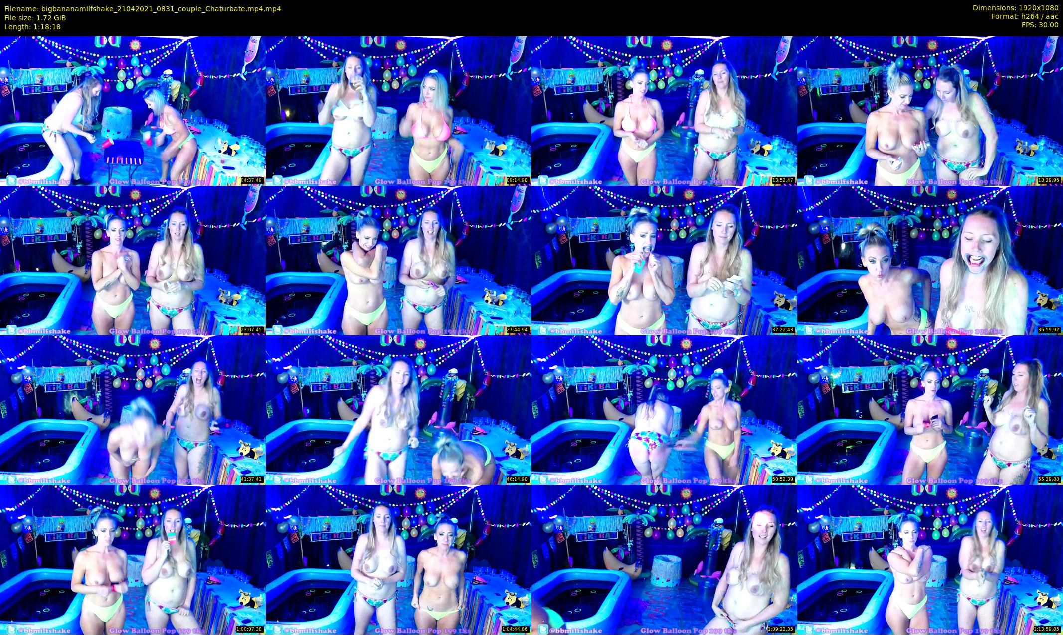 bigbananamilfshake — 79 minute Chaturbate couple cam show recording, 1080p, Apr 21, 2021