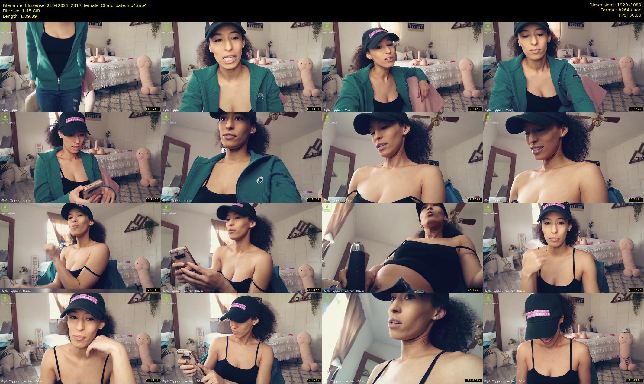 blissense — 70 minute Chaturbate female cam show recording, 1080p, Apr 21, 2021