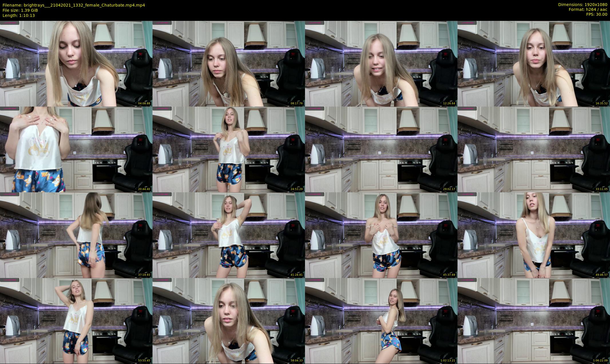 brightrays__ — 71 minute Chaturbate female cam show recording, 1080p, Apr 21, 2021
