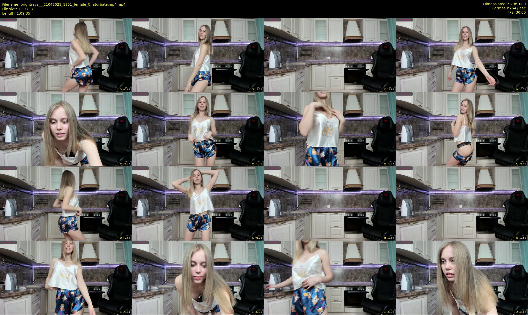 brightrays__ — 70 minute Chaturbate female cam show recording, 1080p, Apr 21, 2021