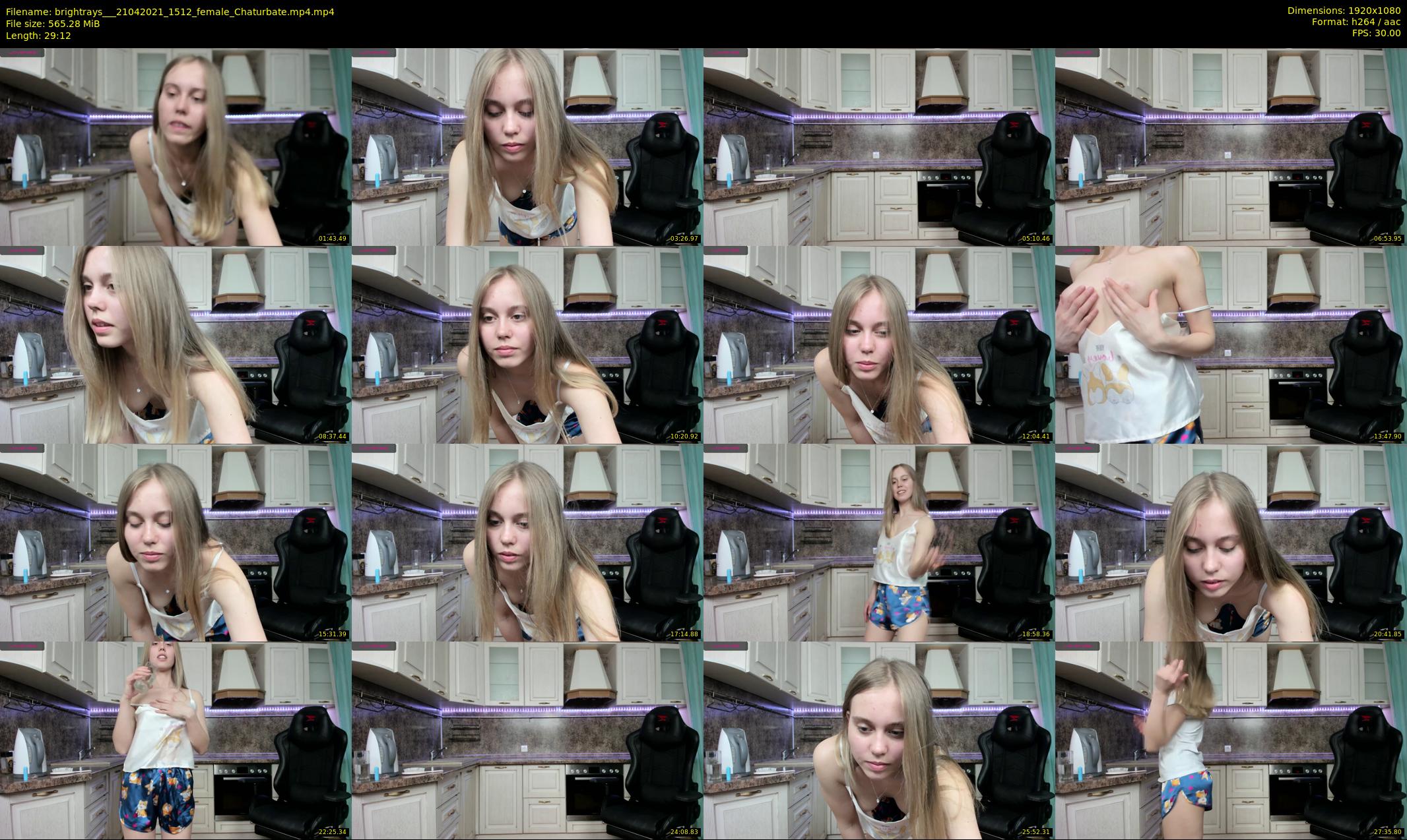 brightrays__ — 30 minute Chaturbate female cam show recording, 1080p, Apr 21, 2021