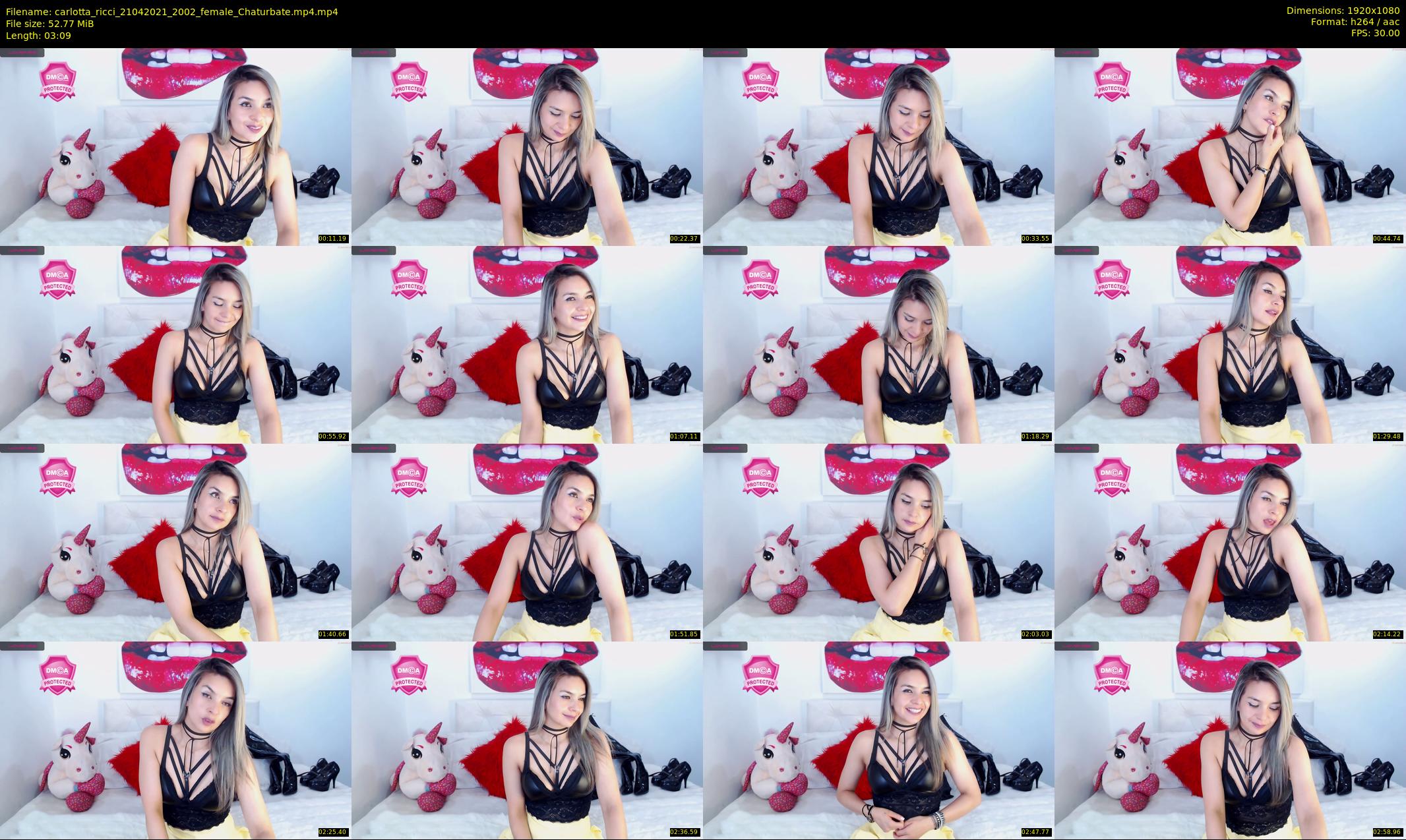 carlotta_ricci — 4 minute Chaturbate female cam show recording, 1080p, Apr 21, 2021
