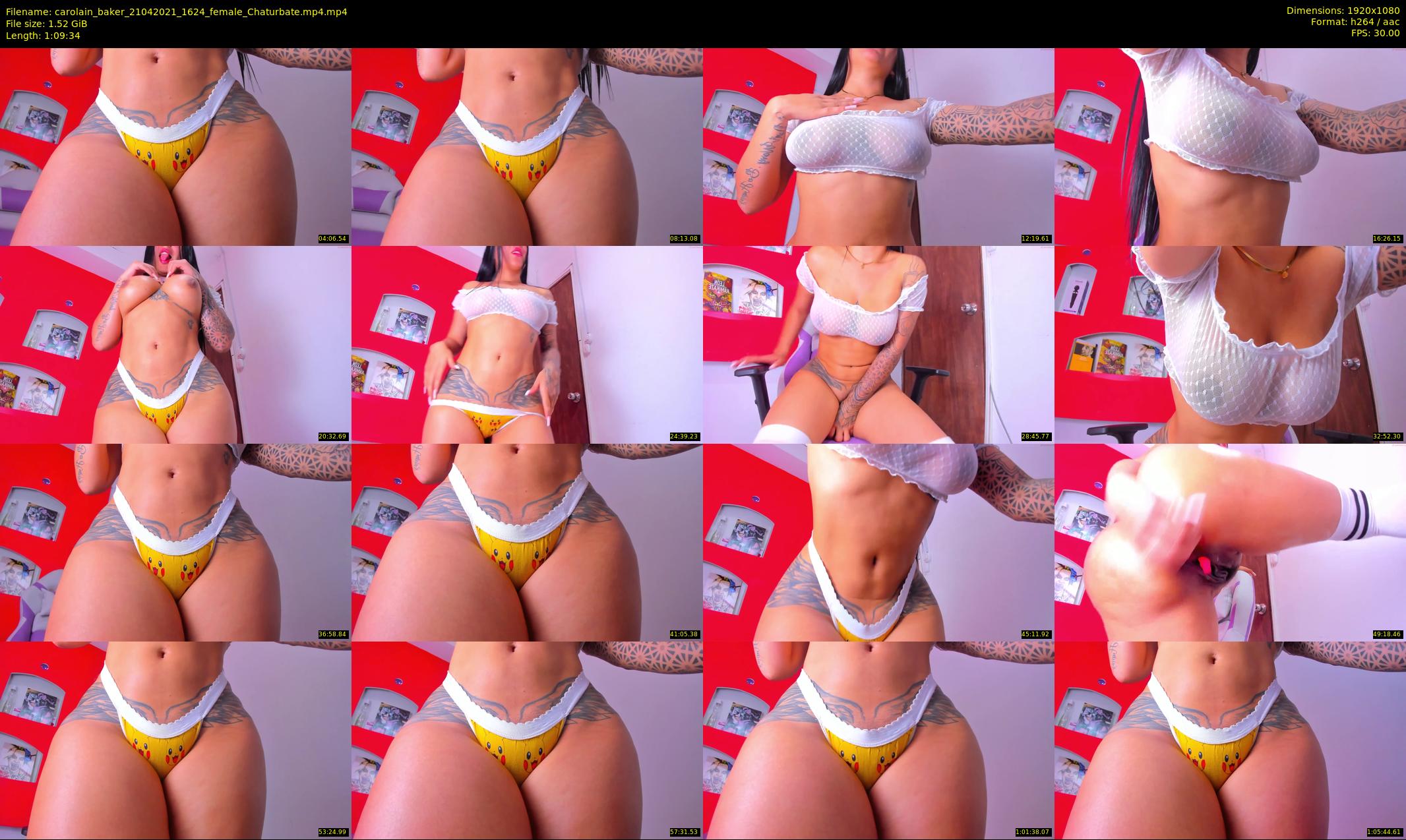 carolain_baker — 70 minute Chaturbate female cam show recording, 1080p, Apr 21, 2021