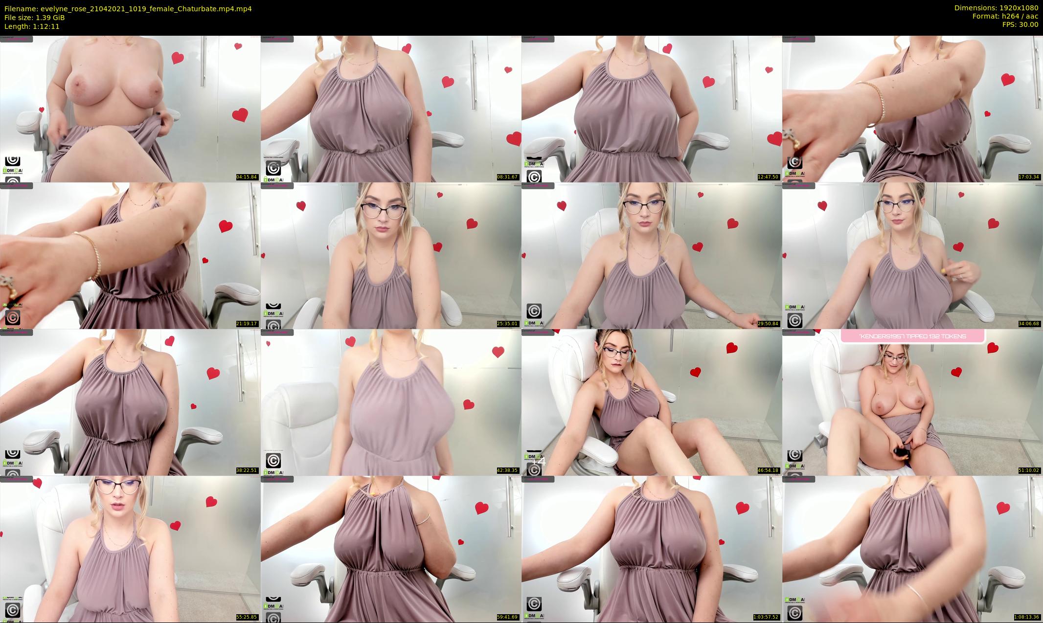 evelyne_rose — 73 minute Chaturbate female cam show recording, 1080p, Apr 21, 2021