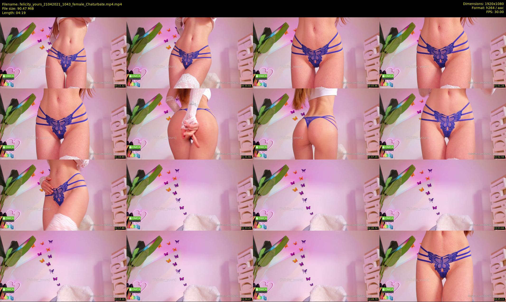 felicity_yours — 5 minute Chaturbate female cam show recording, 1080p, Apr 21, 2021
