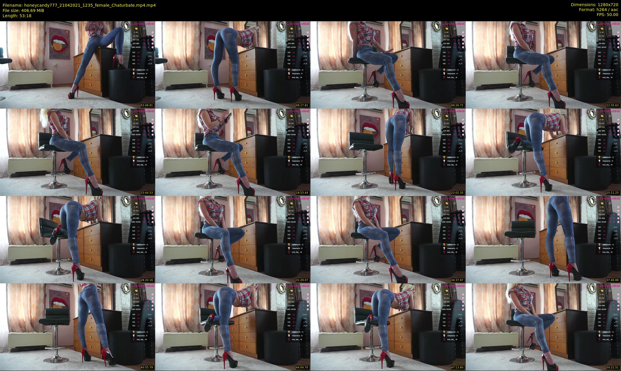 honeycandy777 — 54 minute Chaturbate couple cam show recording, 720p, Apr 21, 2021