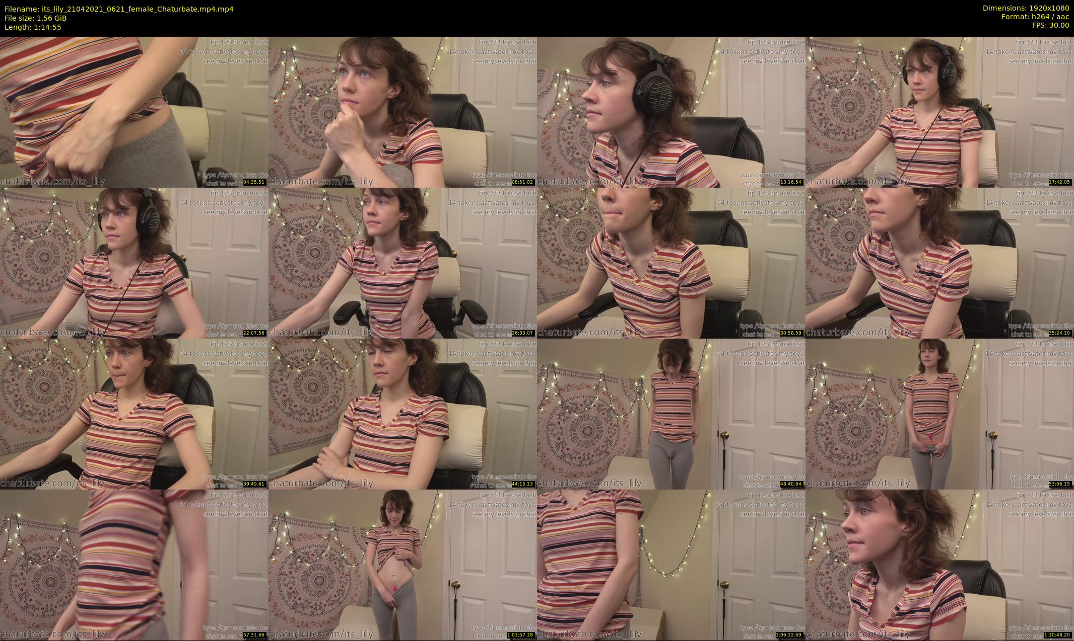 its_lily — 75 minute Chaturbate female cam show recording, 1080p, Apr 21, 2021