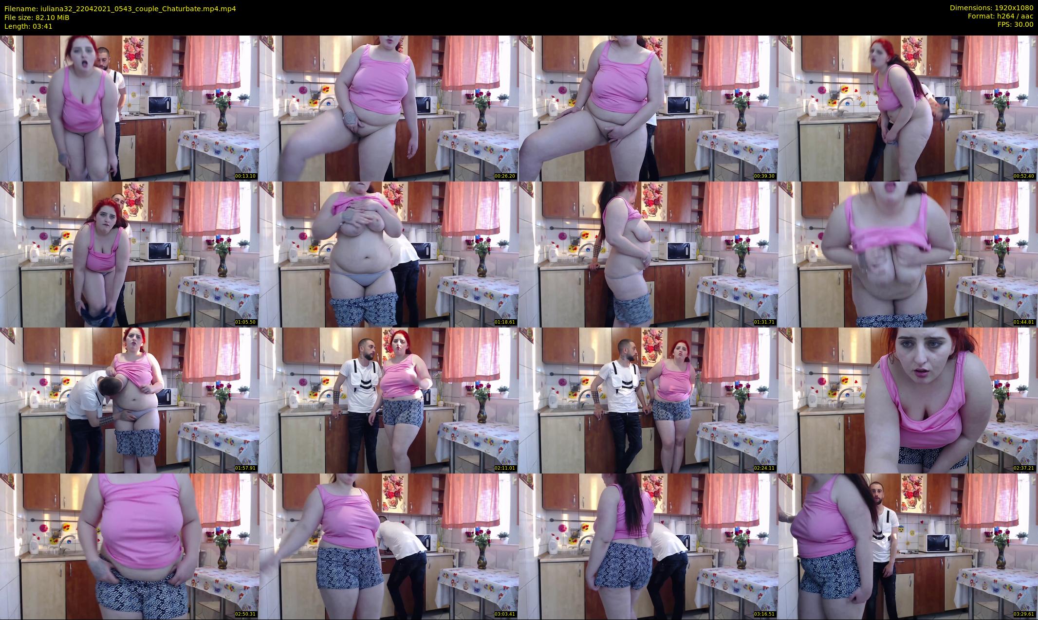 iuliana32 — 4 minute Chaturbate couple cam show recording, 1080p, Apr 22, 2021