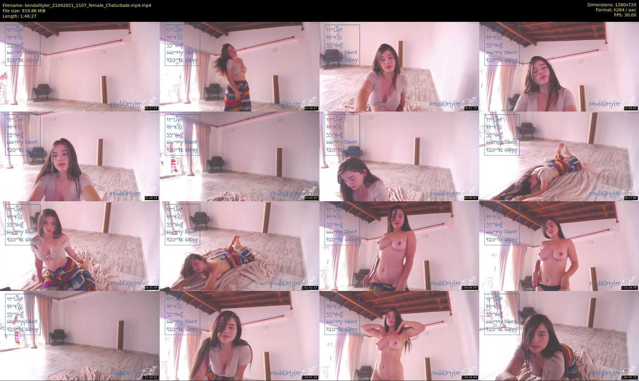 kendalltyler — 107 minute Chaturbate female cam show recording, 720p, Apr 21, 2021