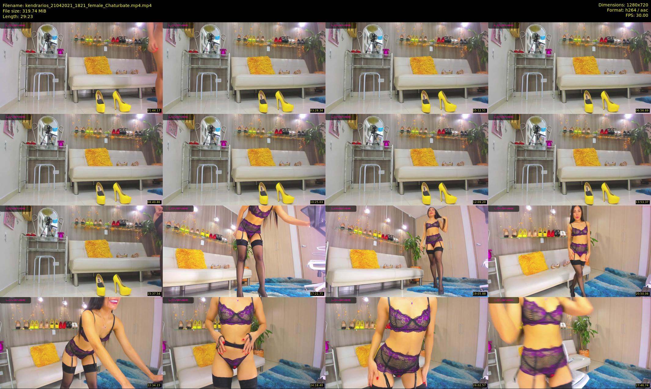 kendrarios — 30 minute Chaturbate female cam show recording, 720p, Apr 21, 2021