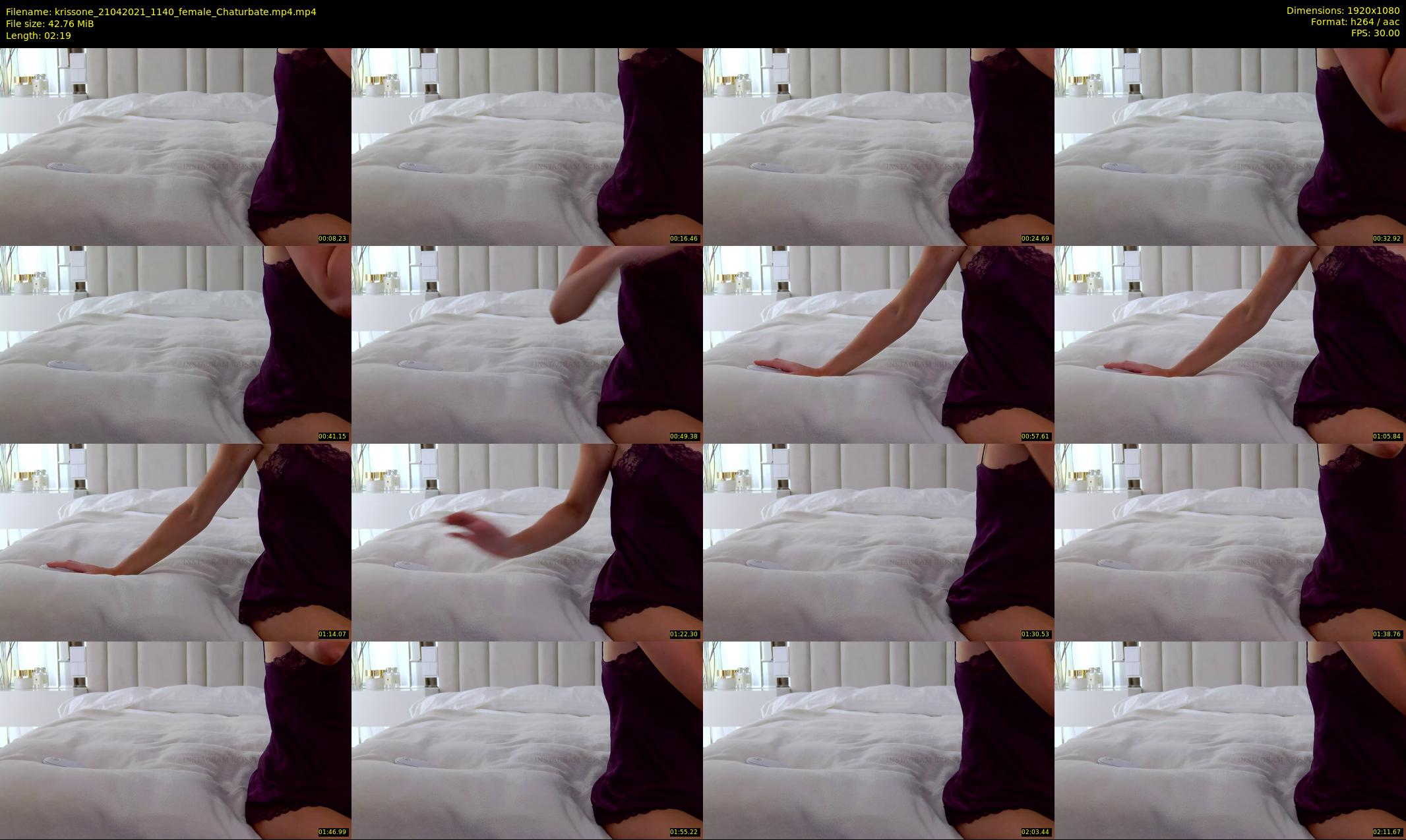 krissone — 3 minute Chaturbate female cam show recording, 1080p, Apr 21, 2021