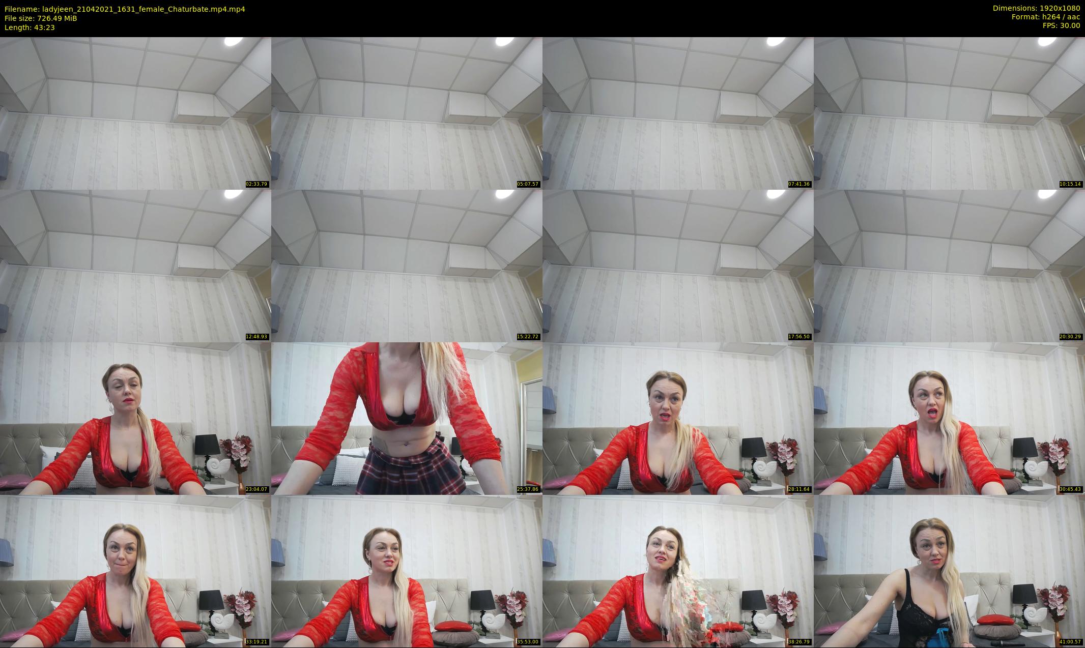 ladyjeen — 44 minute Chaturbate female cam show recording, 1080p, Apr 21, 2021