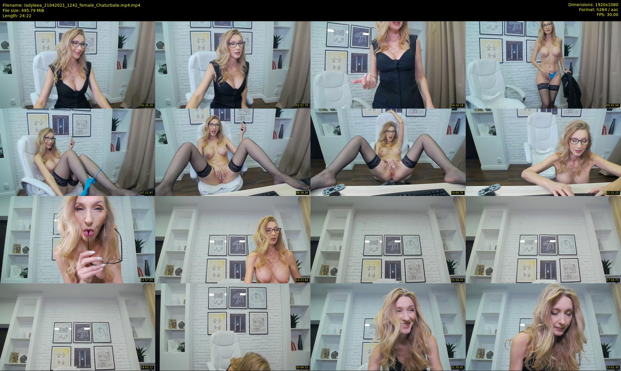 ladyleea — 25 minute Chaturbate female cam show recording, 1080p, Apr 21, 2021