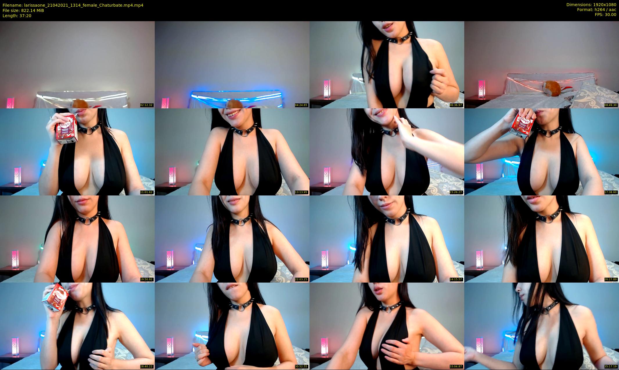 larissaone — 38 minute Chaturbate female cam show recording, 1080p, Apr 21, 2021