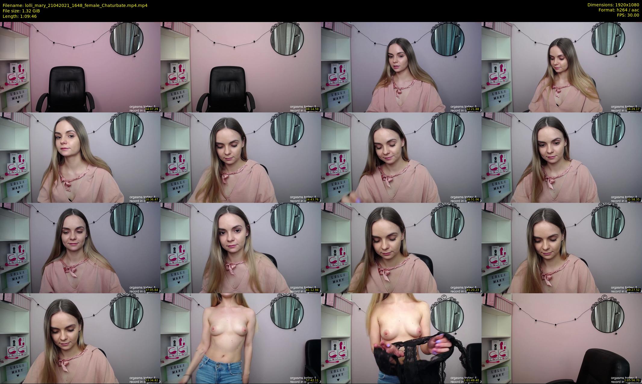 lolli_mary — 70 minute Chaturbate female cam show recording, 1080p, Apr 21, 2021