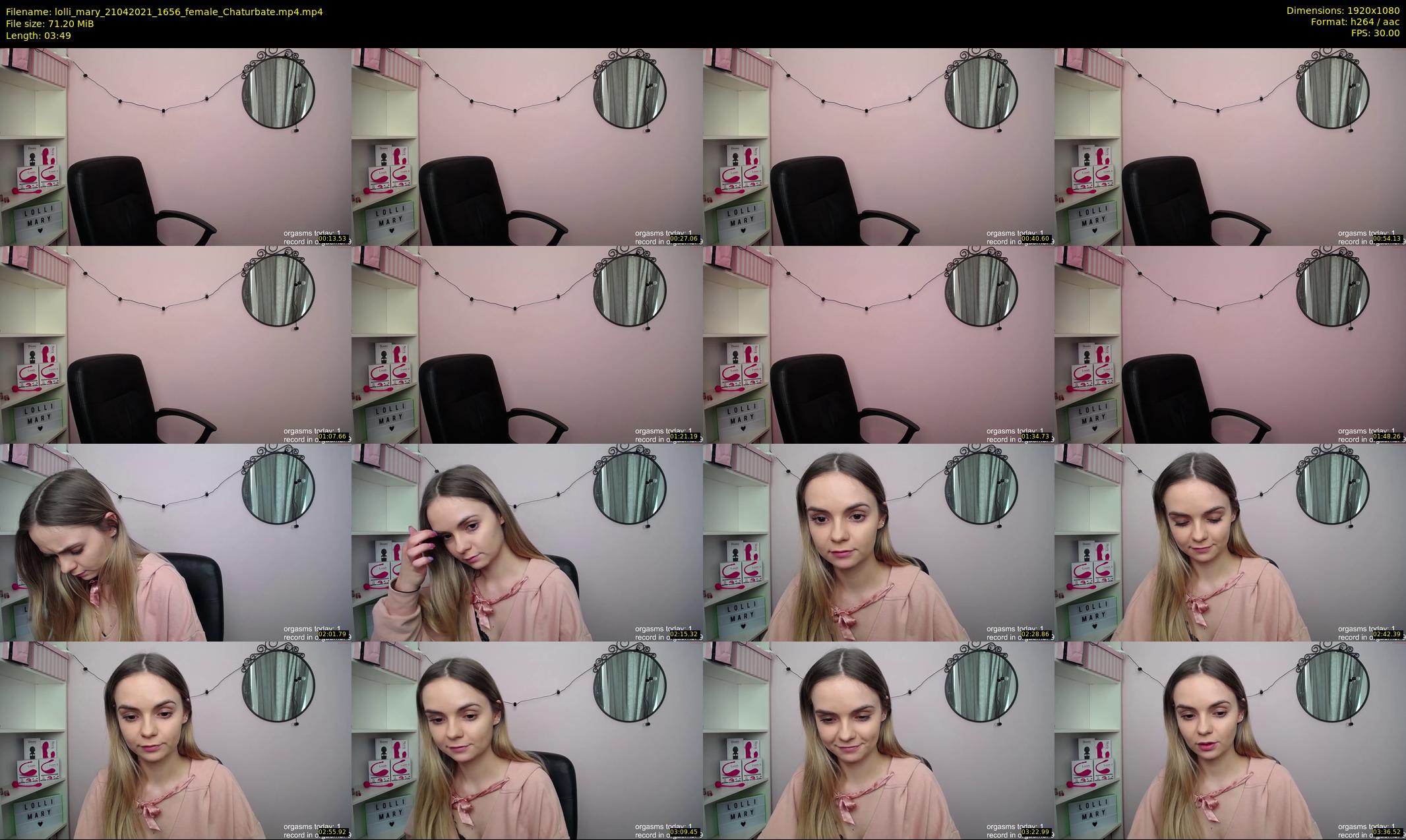 lolli_mary — 4 minute Chaturbate female cam show recording, 1080p, Apr 21, 2021