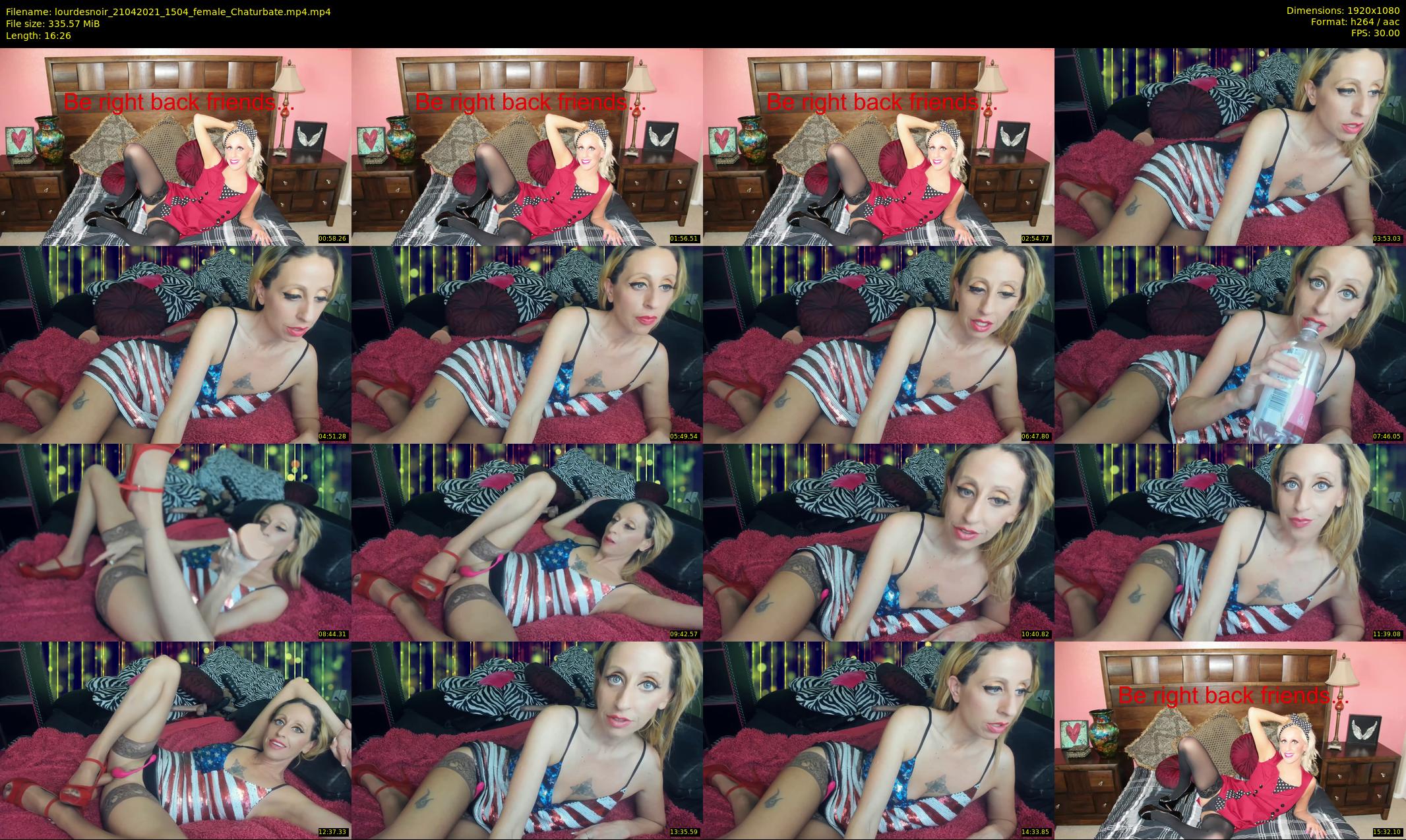 lourdesnoir — 17 minute Chaturbate female cam show recording, 1080p, Apr 21, 2021