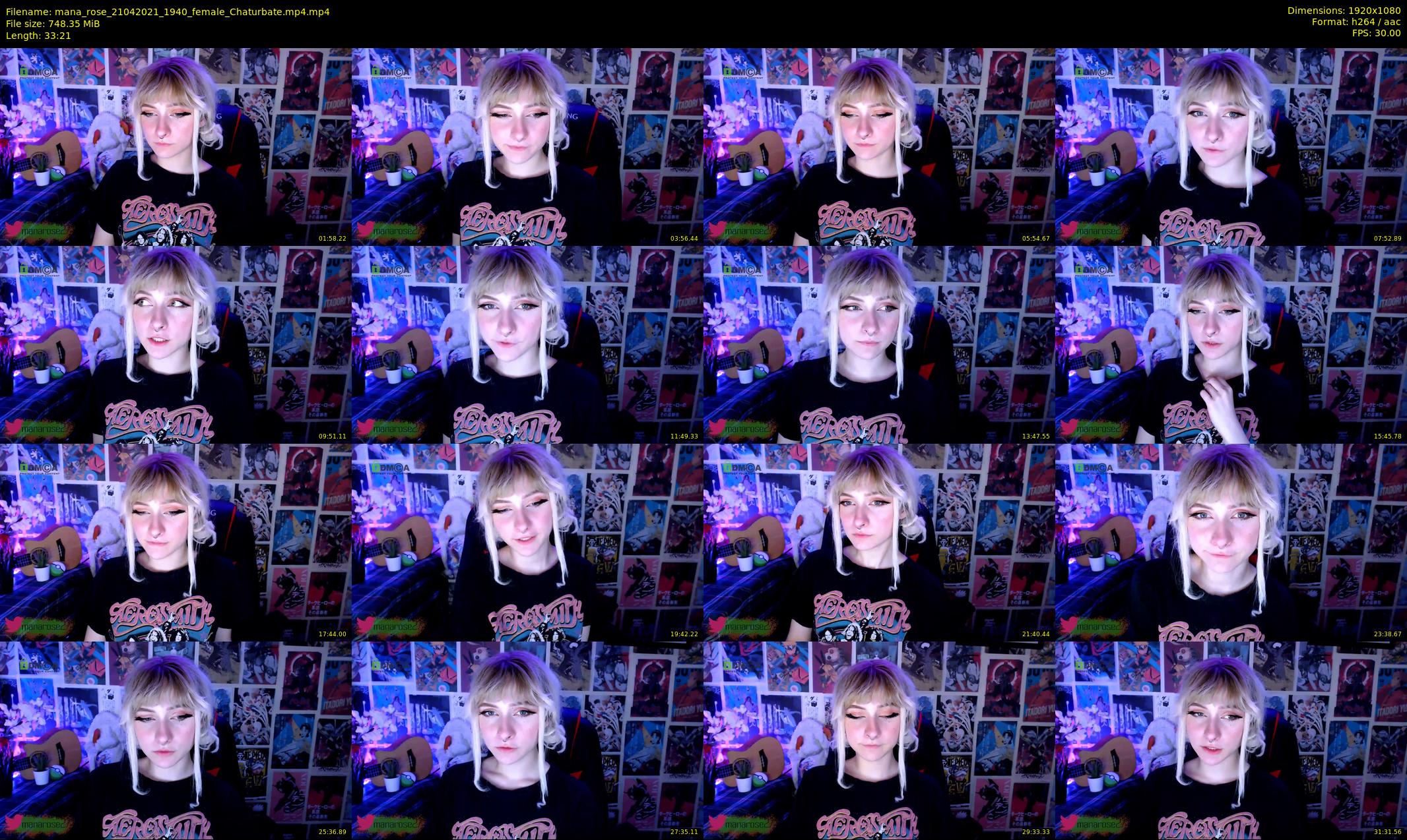 mana_rose — 34 minute Chaturbate female cam show recording, 1080p, Apr 21, 2021