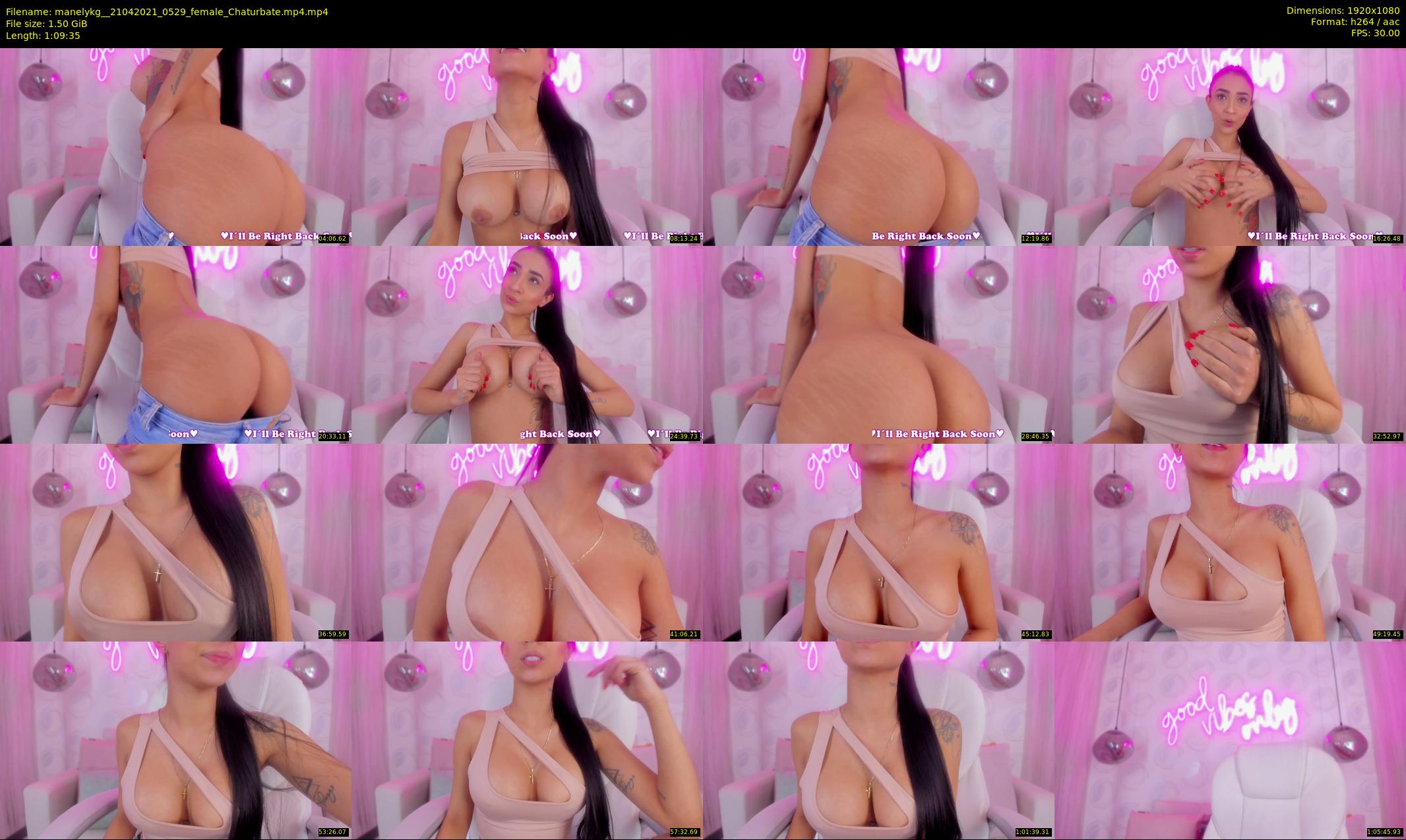manelykg_ — 70 minute Chaturbate female cam show recording, 1080p, Apr 21, 2021