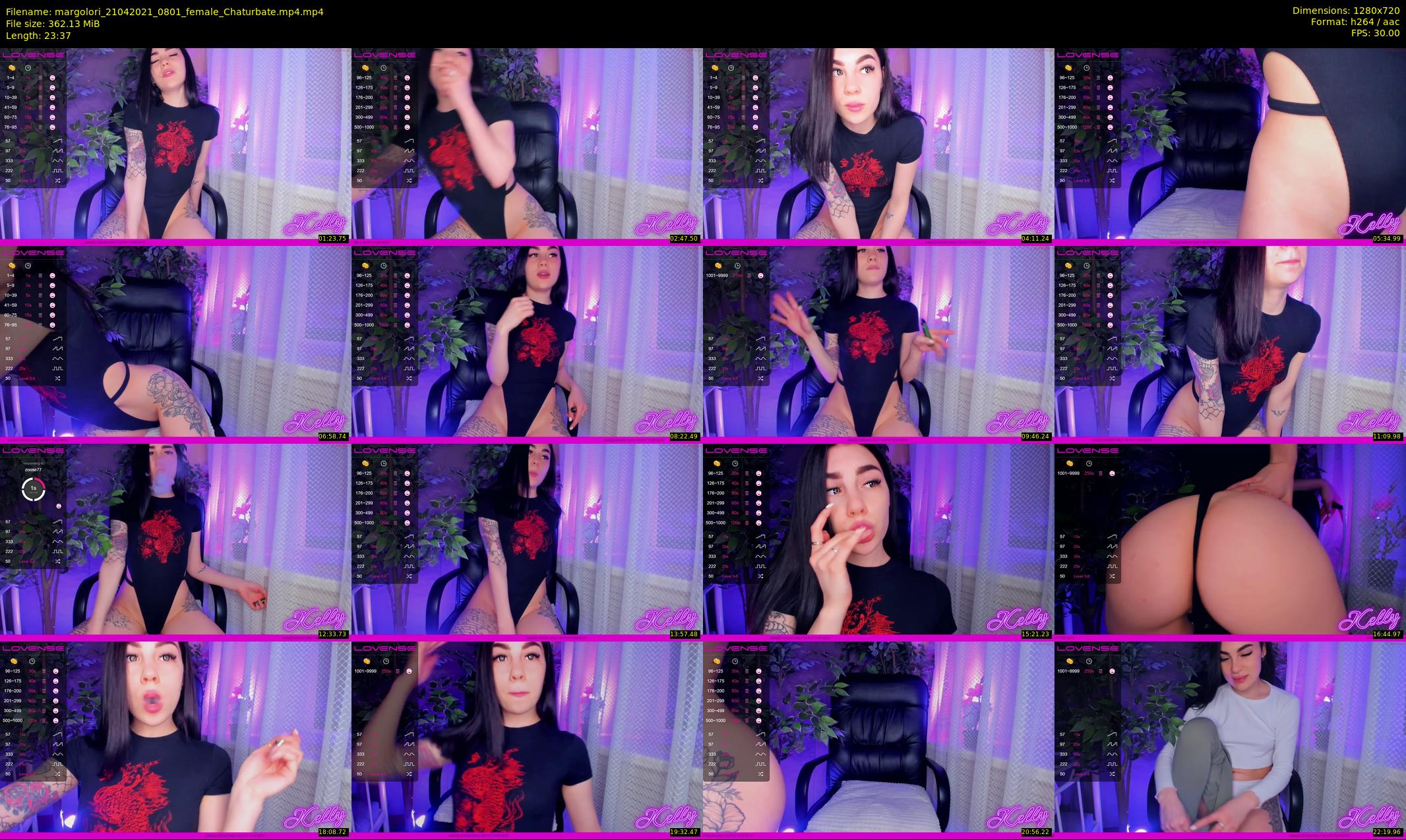 margolori — 24 minute Chaturbate couple cam show recording, 720p, Apr 21, 2021