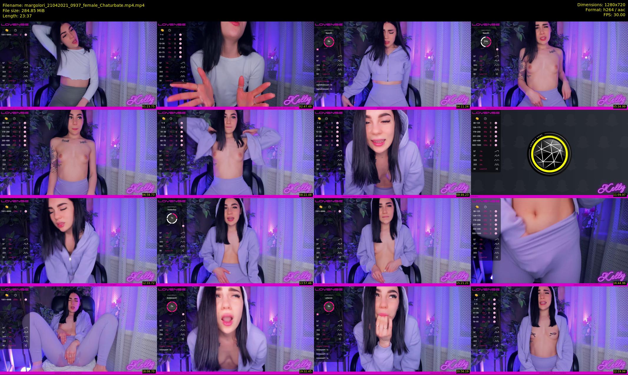 margolori — 24 minute Chaturbate couple cam show recording, 720p, Apr 21, 2021