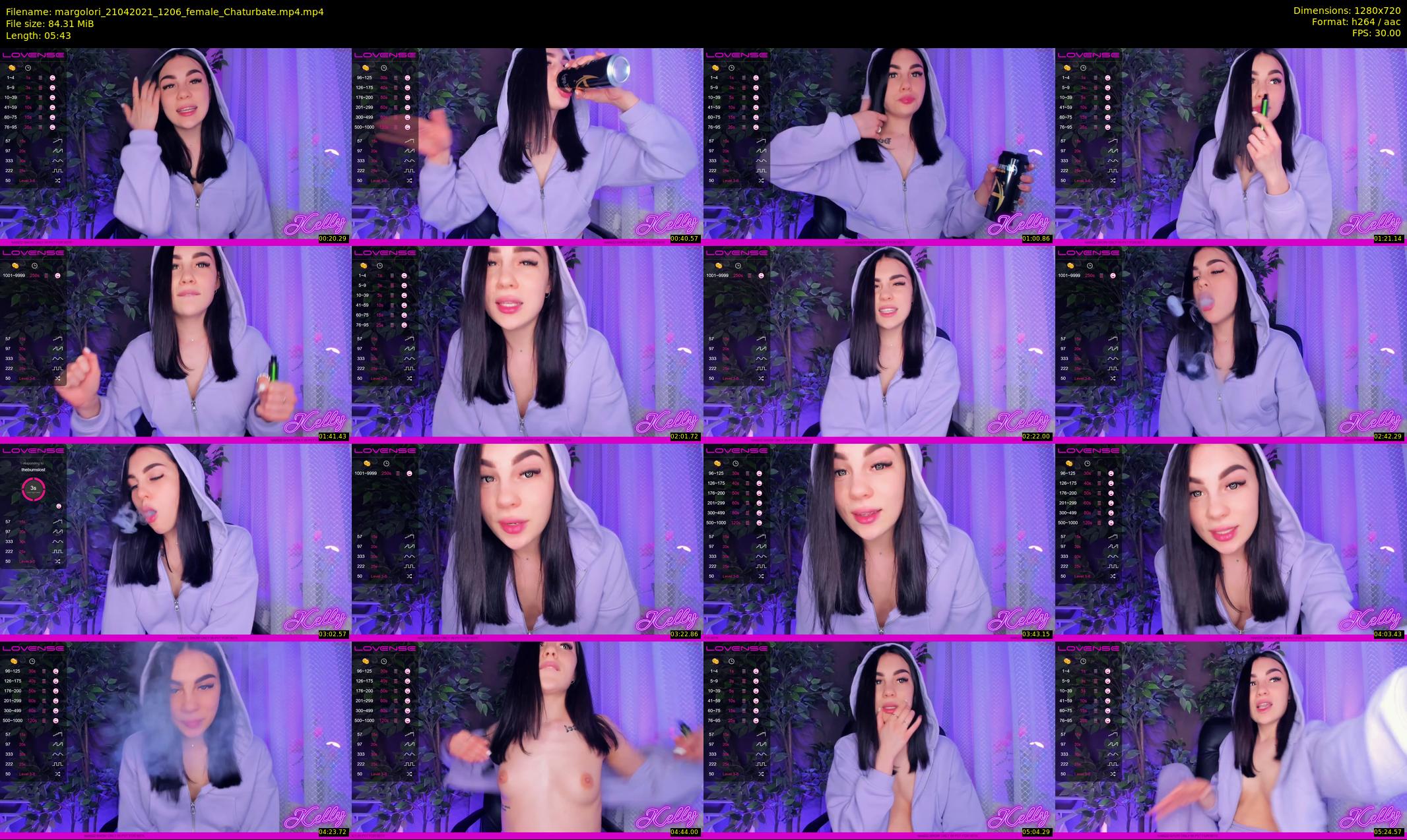margolori — 6 minute Chaturbate couple cam show recording, 720p, Apr 21, 2021