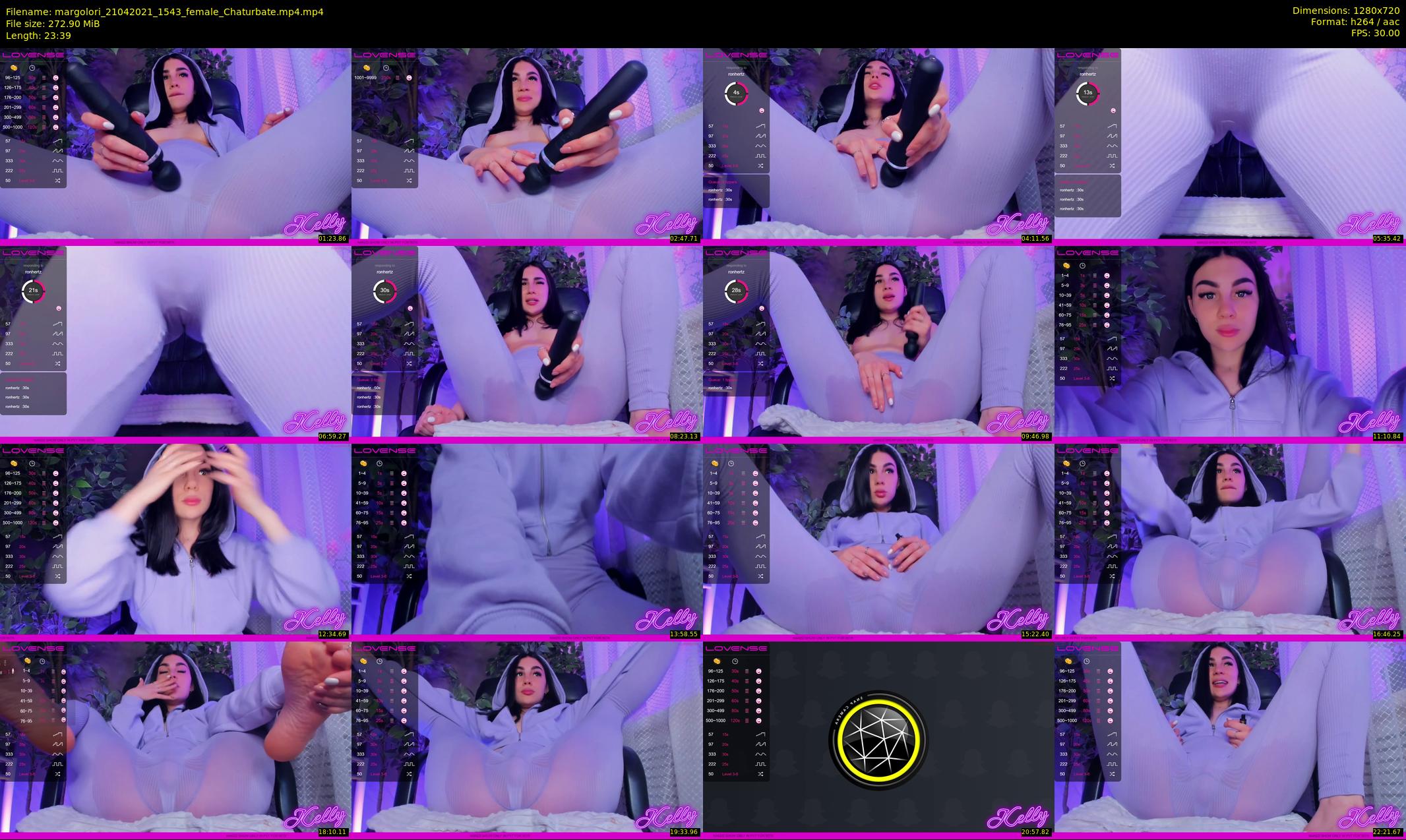 margolori — 24 minute Chaturbate couple cam show recording, 720p, Apr 21, 2021