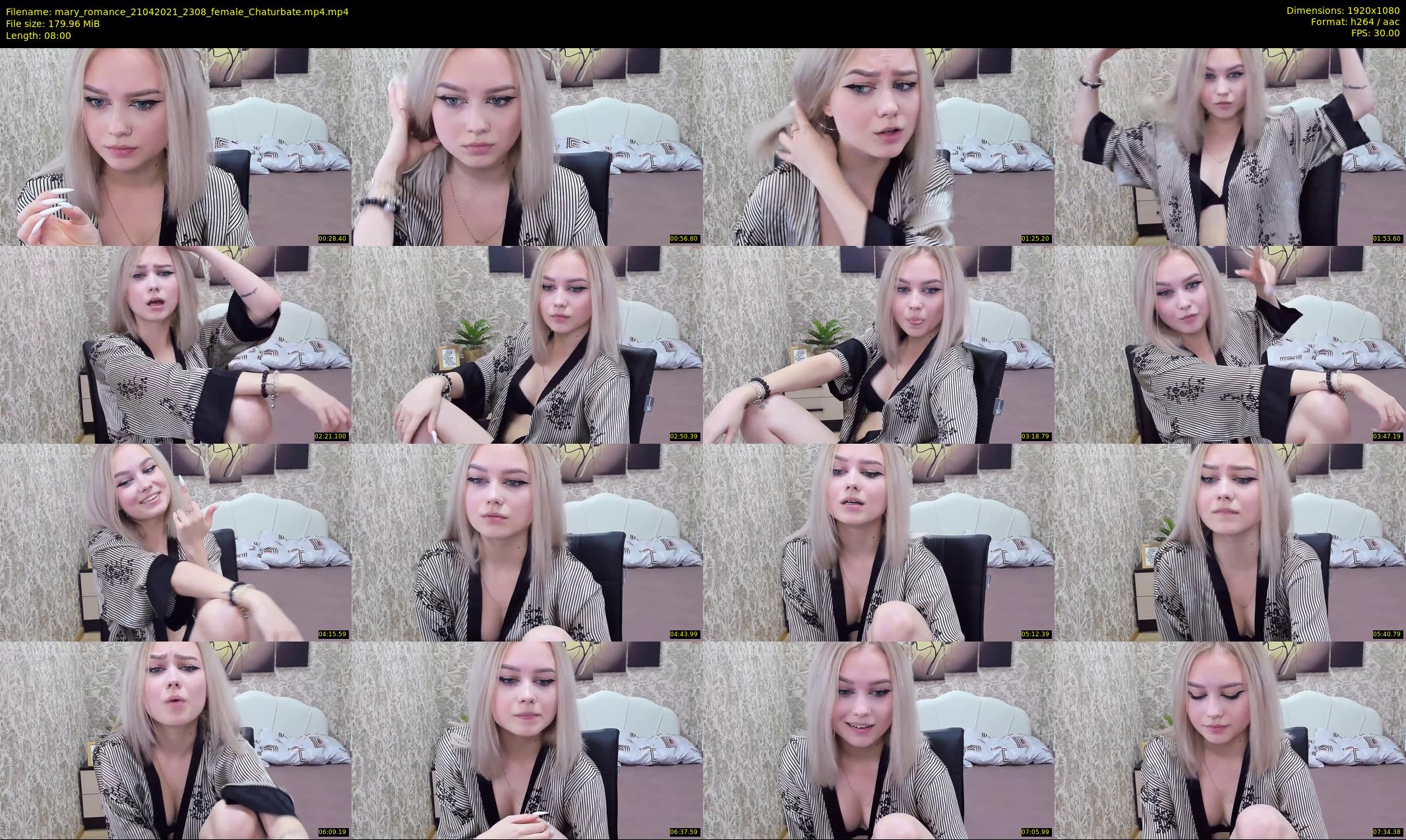 mary_romance — 8 minute Chaturbate female cam show recording, 1080p, Apr 21, 2021