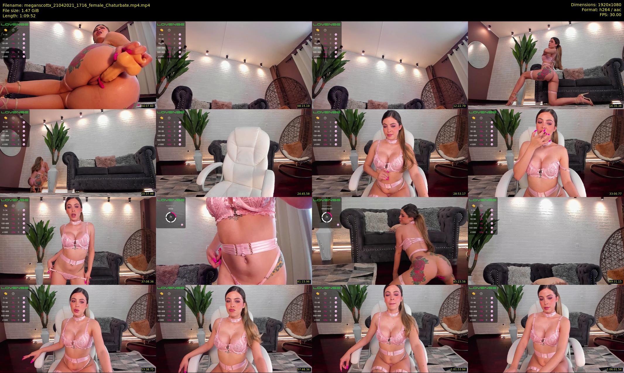 meganscottx — 70 minute Chaturbate female cam show recording, 1080p, Apr 21, 2021