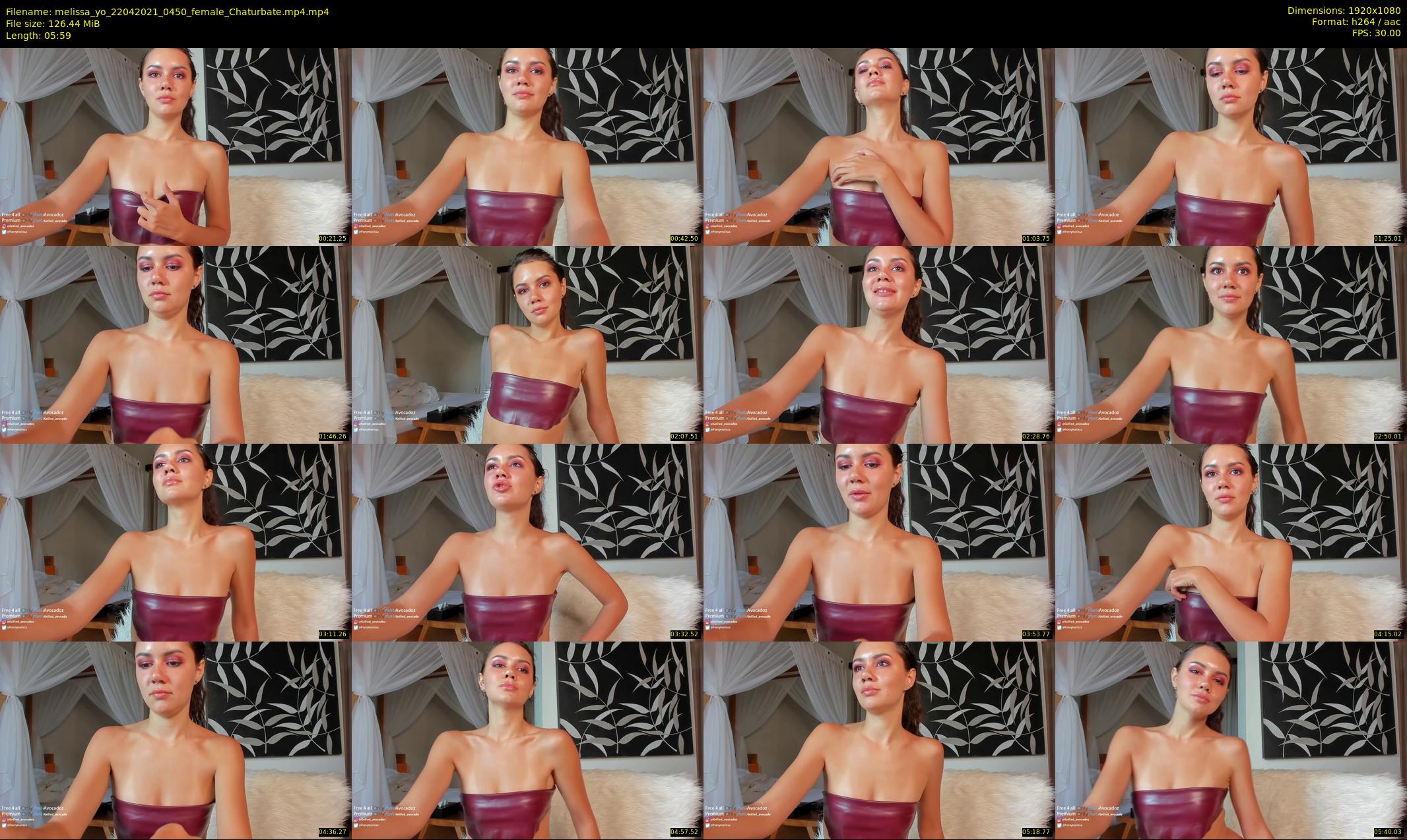 melissa_yo — 6 minute Chaturbate female cam show recording, 1080p, Apr 22, 2021