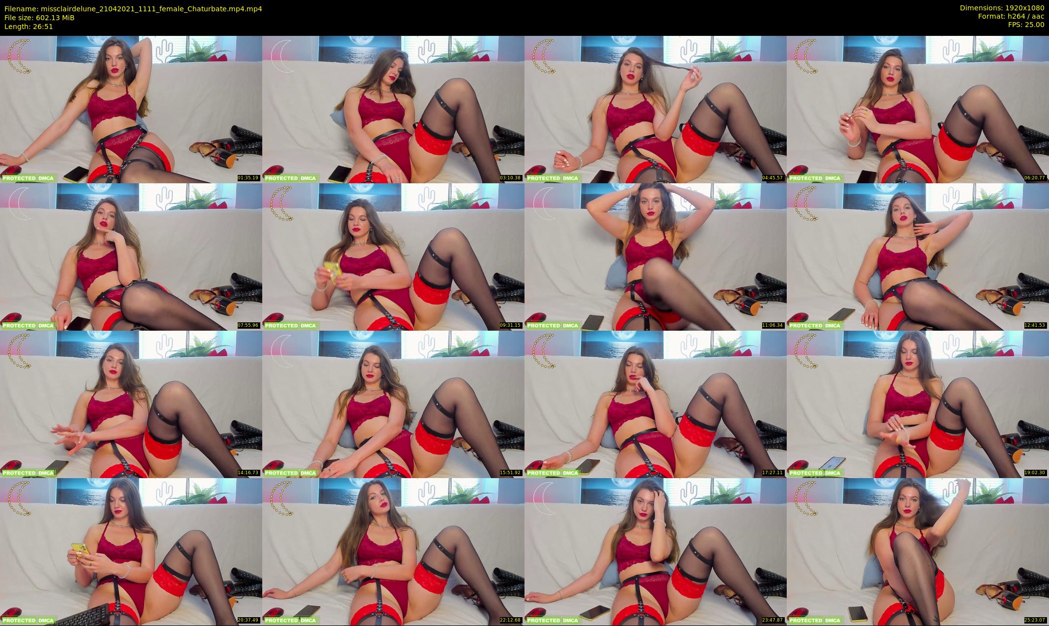 missclairdelune — 27 minute Chaturbate female cam show recording, 1080p, Apr 21, 2021
