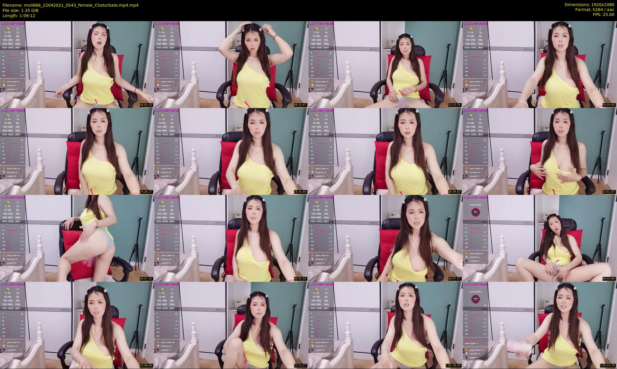 moli666 — 70 minute Chaturbate female cam show recording, 1080p, Apr 22, 2021