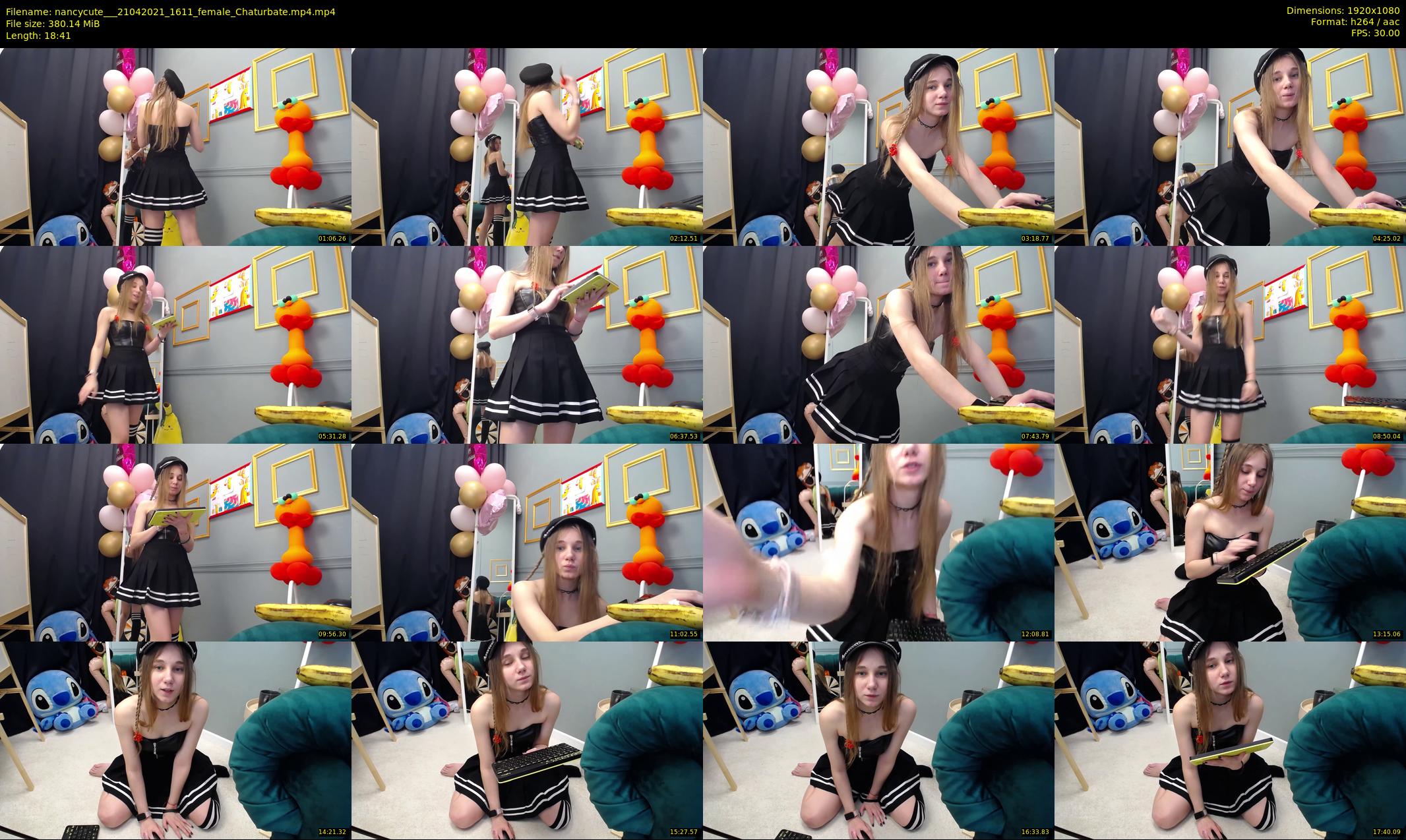 nancycute__ — 19 minute Chaturbate female cam show recording, 1080p, Apr 21, 2021