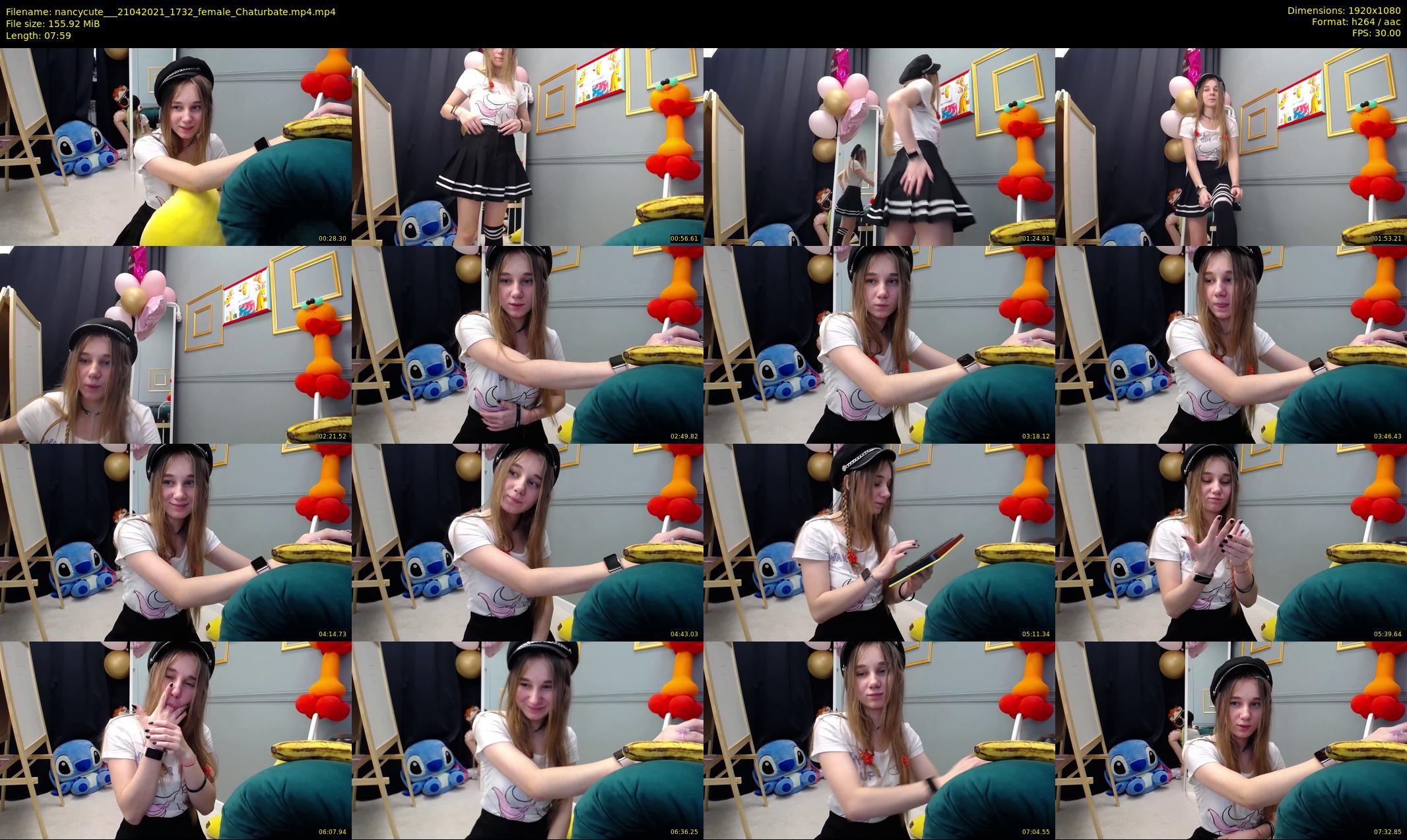 nancycute__ — 8 minute Chaturbate female cam show recording, 1080p, Apr 21, 2021