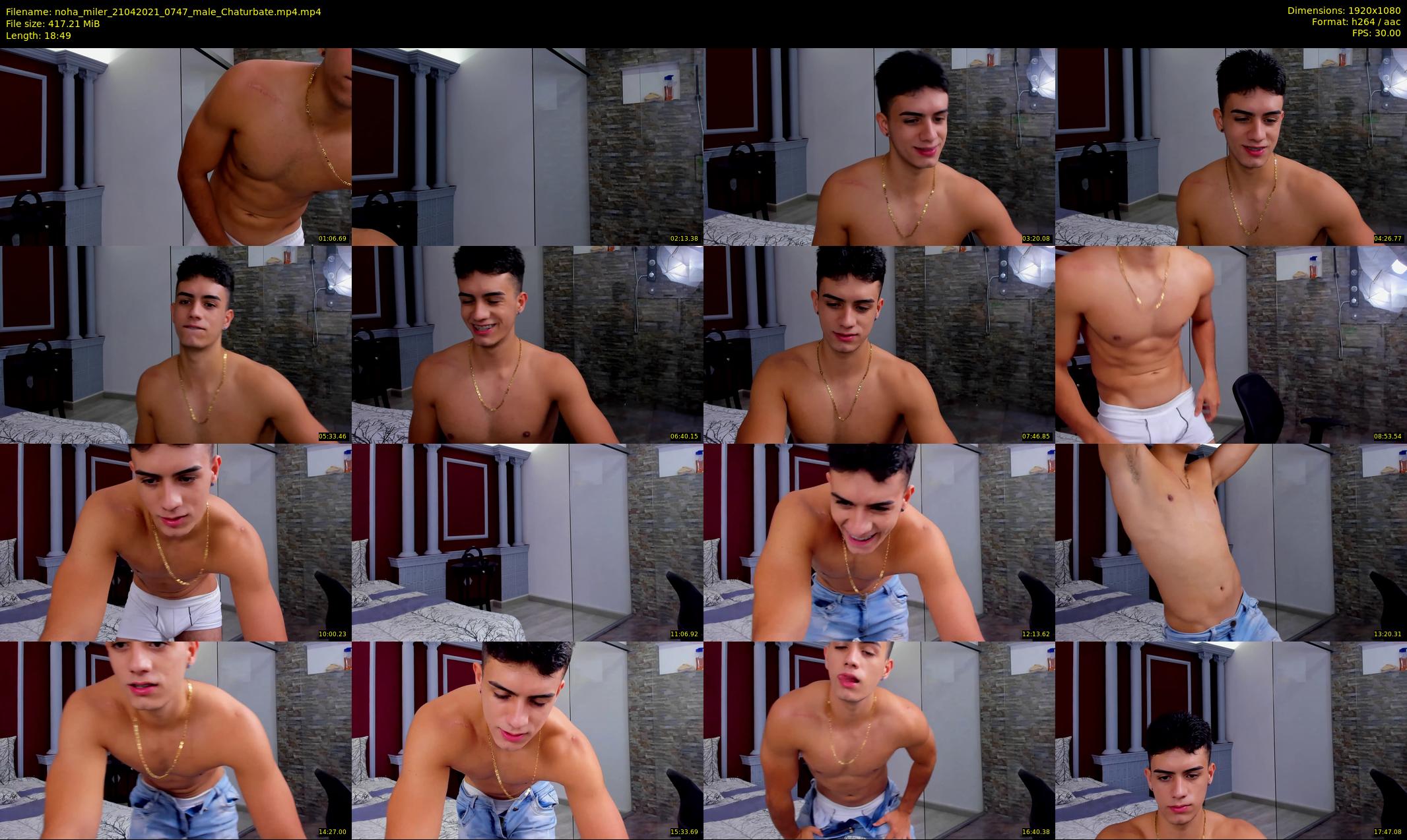 noha_miler — 19 minute Chaturbate male cam show recording, 1080p, Apr 21, 2021