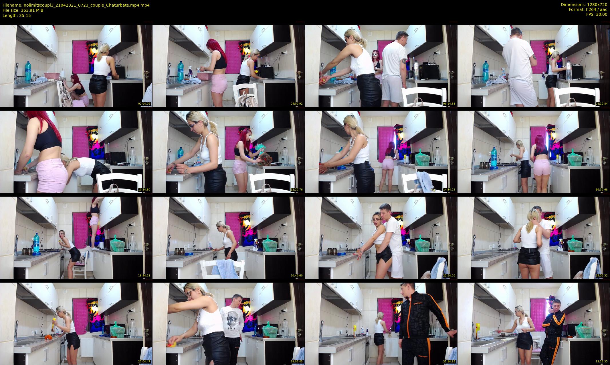 nolimitscoupl3 — 36 minute Chaturbate couple cam show recording, 720p, Apr 21, 2021
