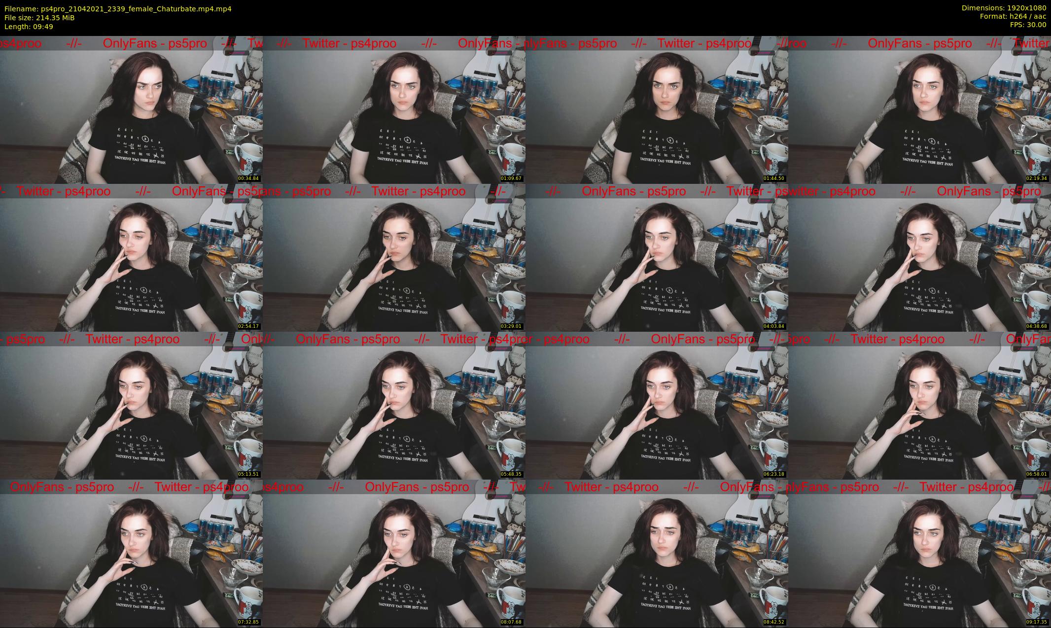ps4pro — 10 minute Chaturbate female cam show recording, 1080p, Apr 21, 2021