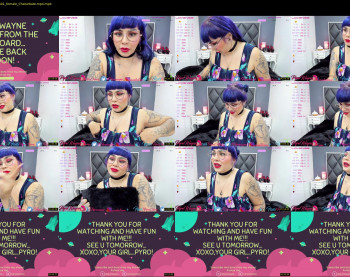 pyrowayne — 39 minute Chaturbate female cam show recording, 720p, Apr 22, 2021