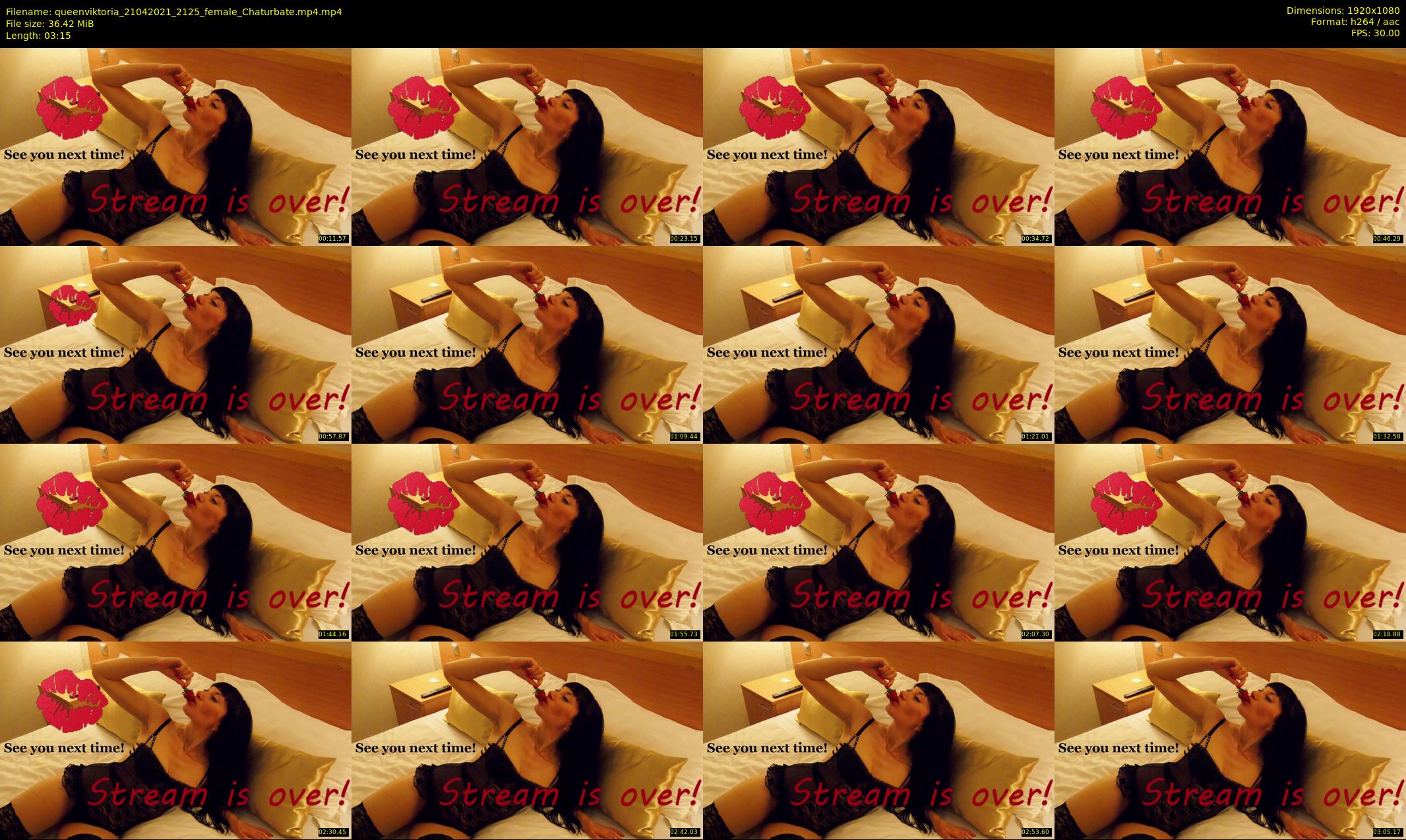 queenviktoria — 4 minute Chaturbate female cam show recording, 1080p, Apr 21, 2021