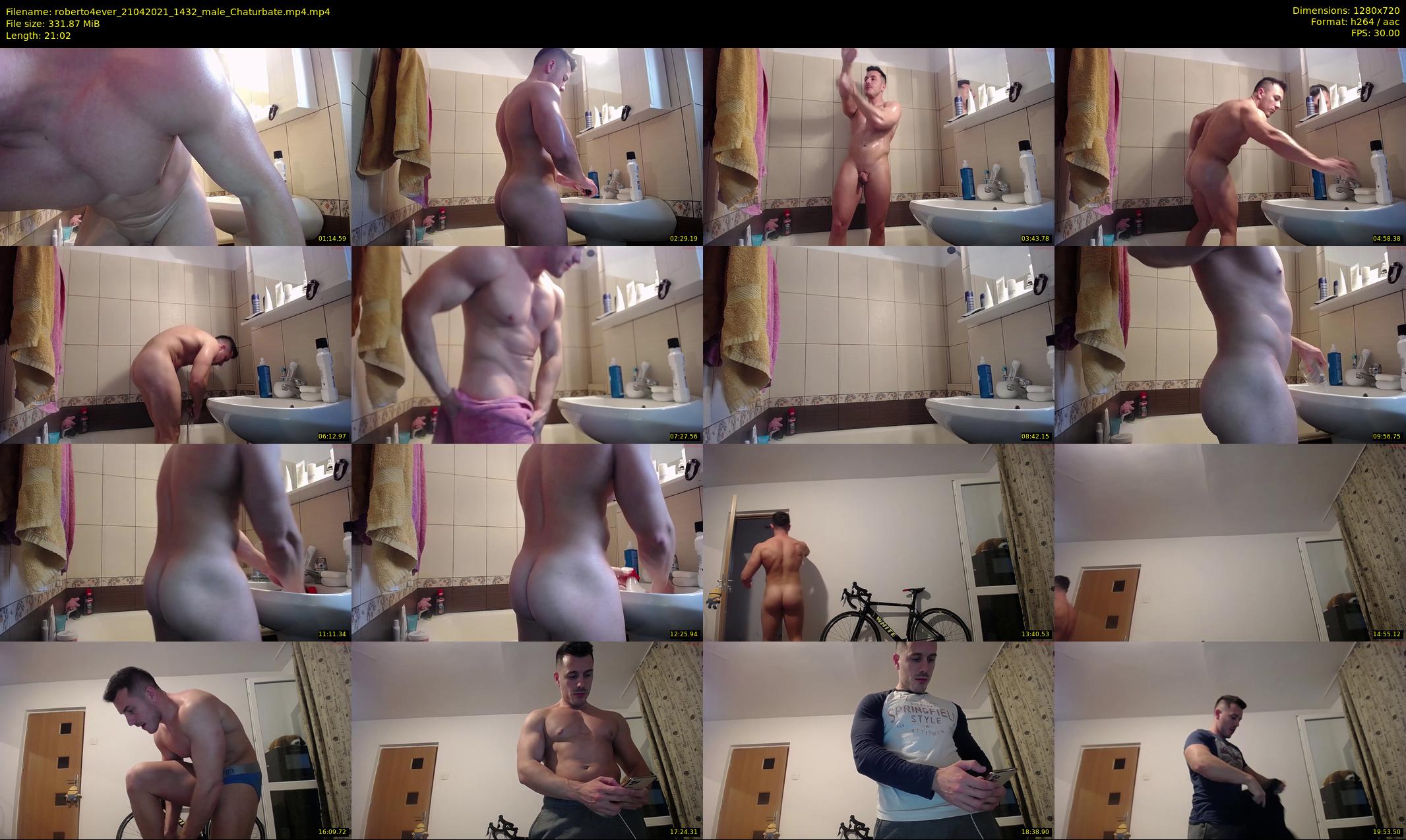 roberto4ever — 22 minute Chaturbate male cam show recording, 720p, Apr 21, 2021