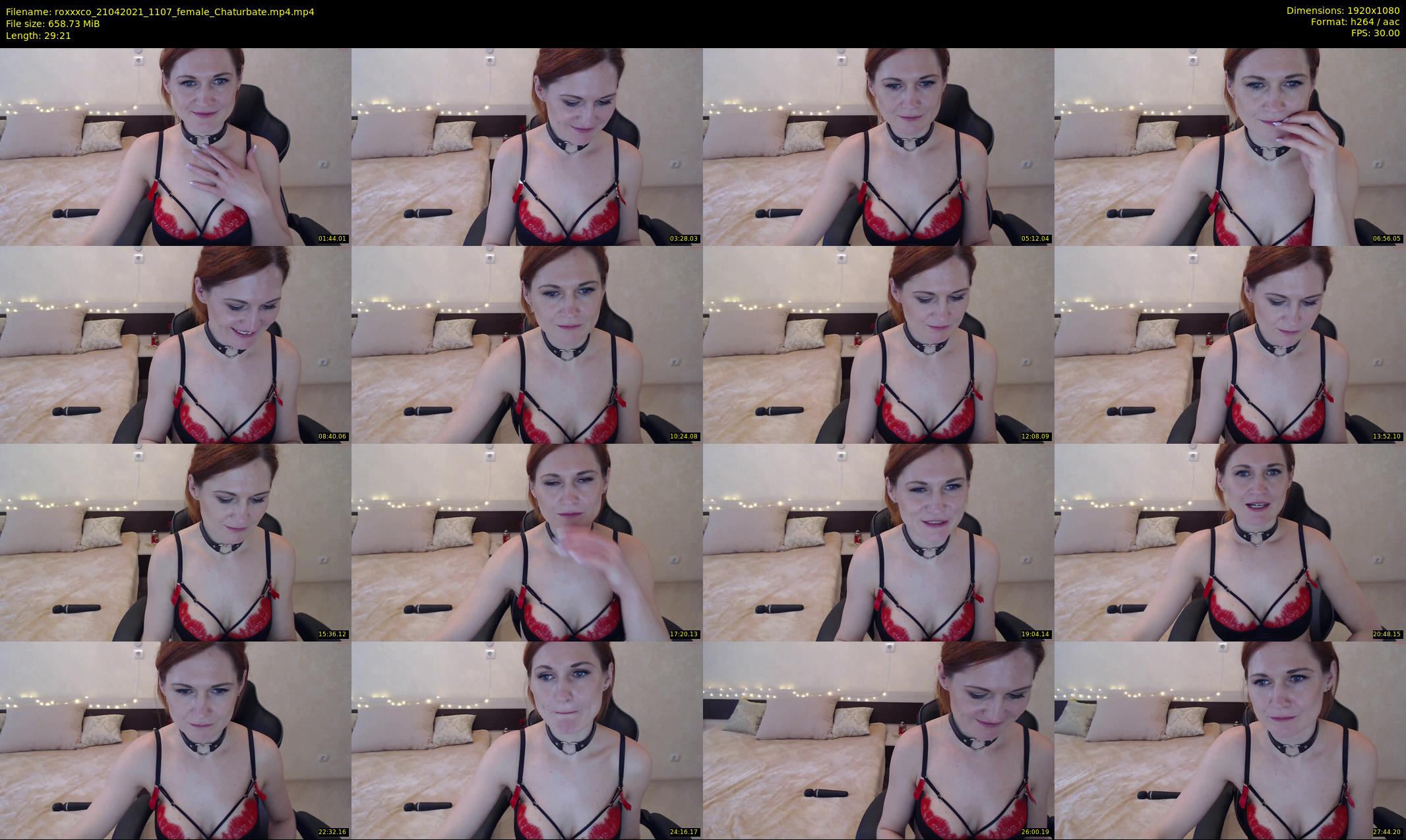 roxxxco — 30 minute Chaturbate female cam show recording, 1080p, Apr 21, 2021