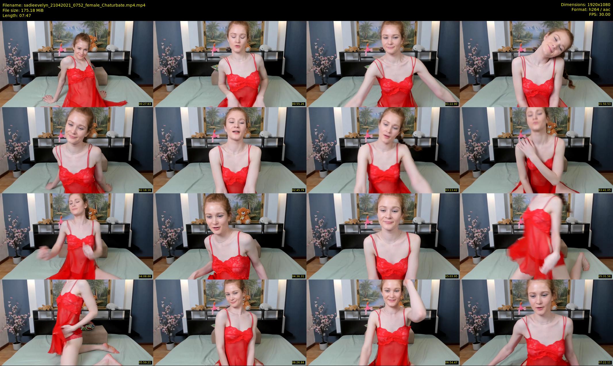 sadieevelyn — 8 minute Chaturbate female cam show recording, 1080p, Apr 21, 2021