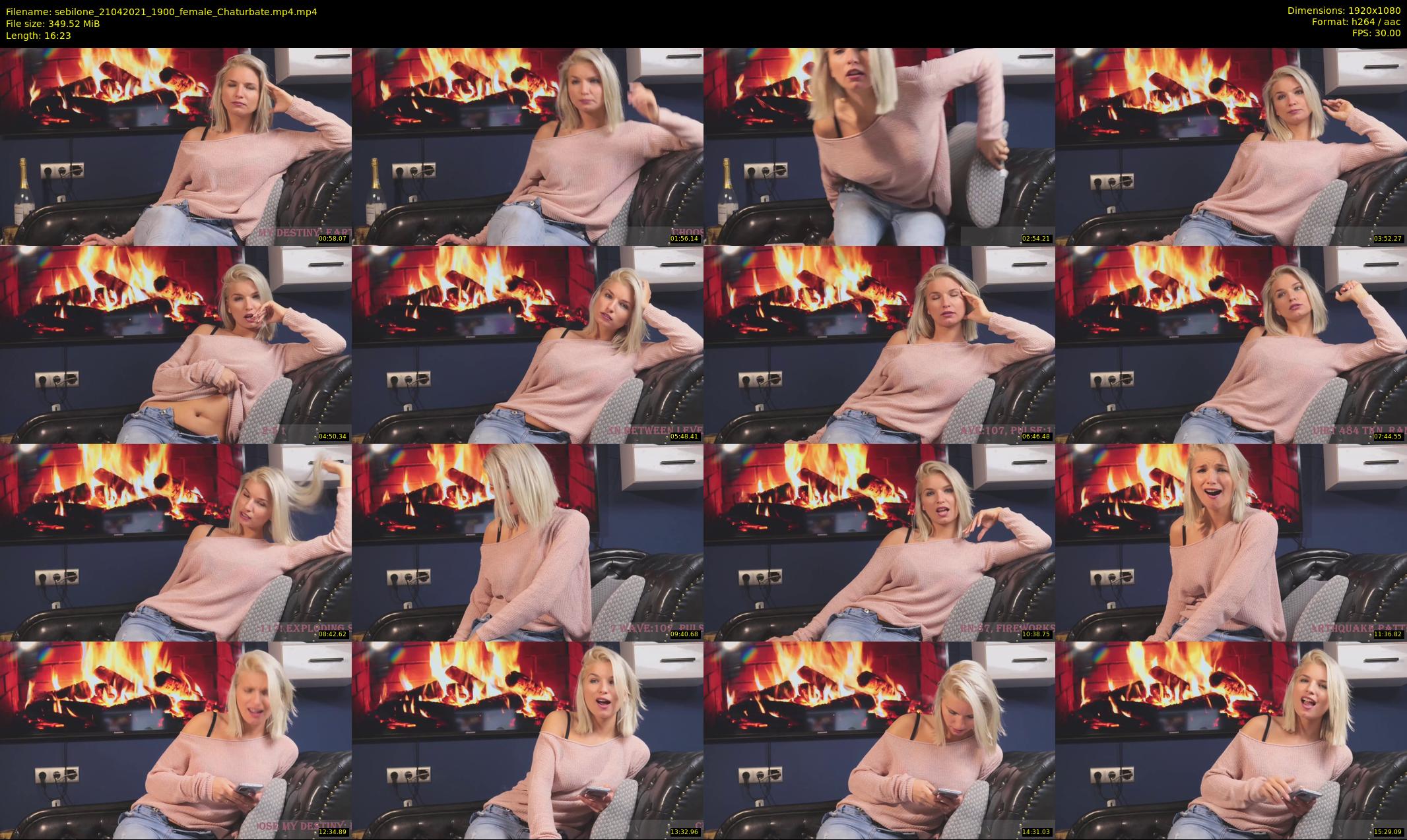 sebilone — 17 minute Chaturbate couple cam show recording, 1080p, Apr 21, 2021
