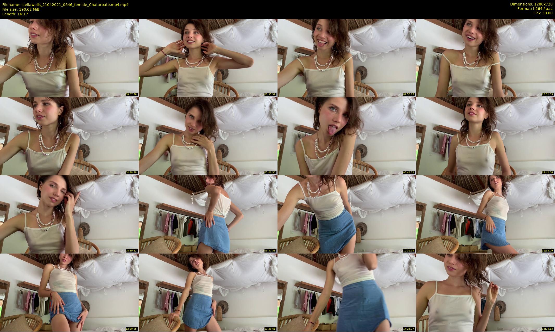 stellawells — 17 minute Chaturbate female cam show recording, 720p, Apr 21, 2021