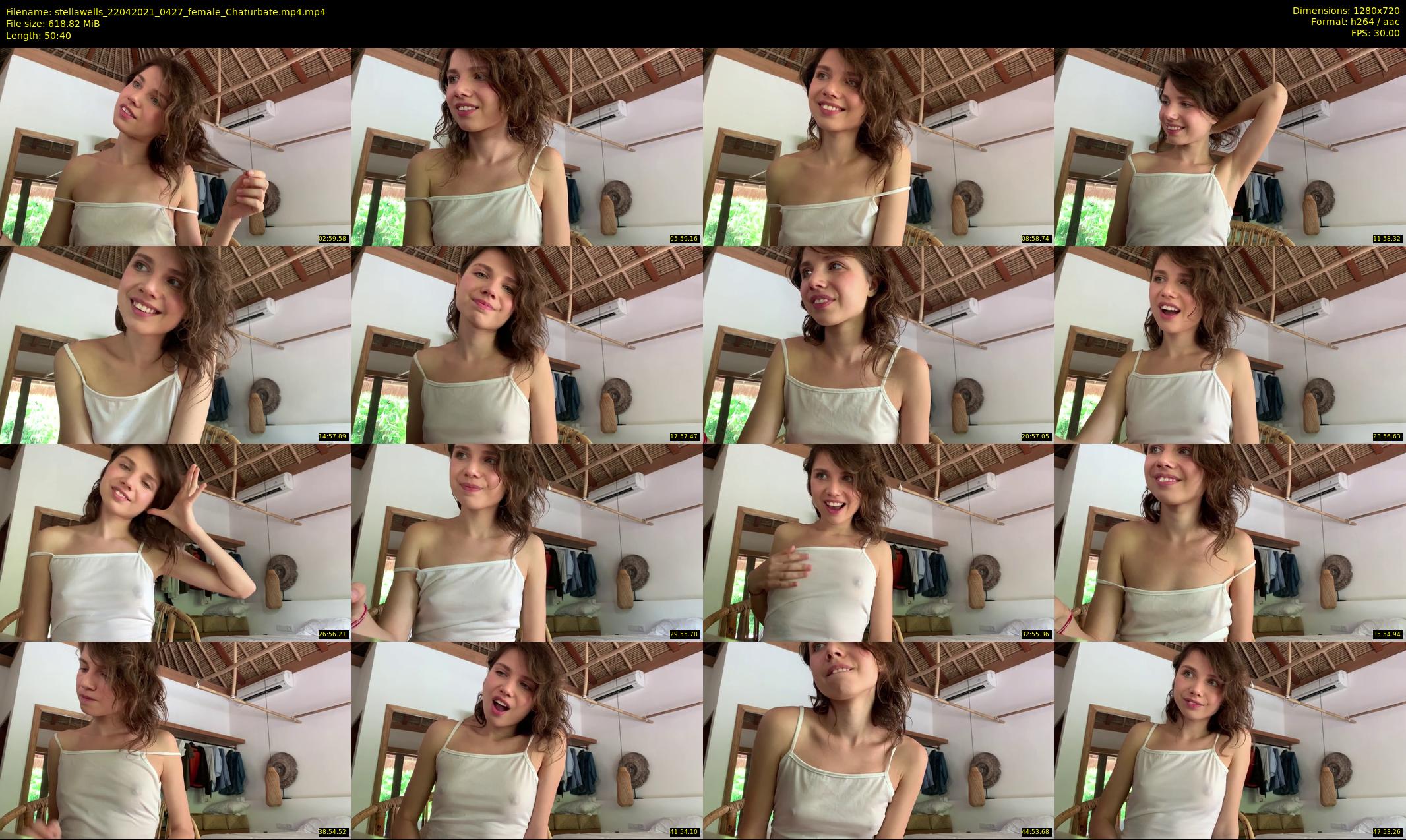stellawells — 51 minute Chaturbate female cam show recording, 720p, Apr 22, 2021