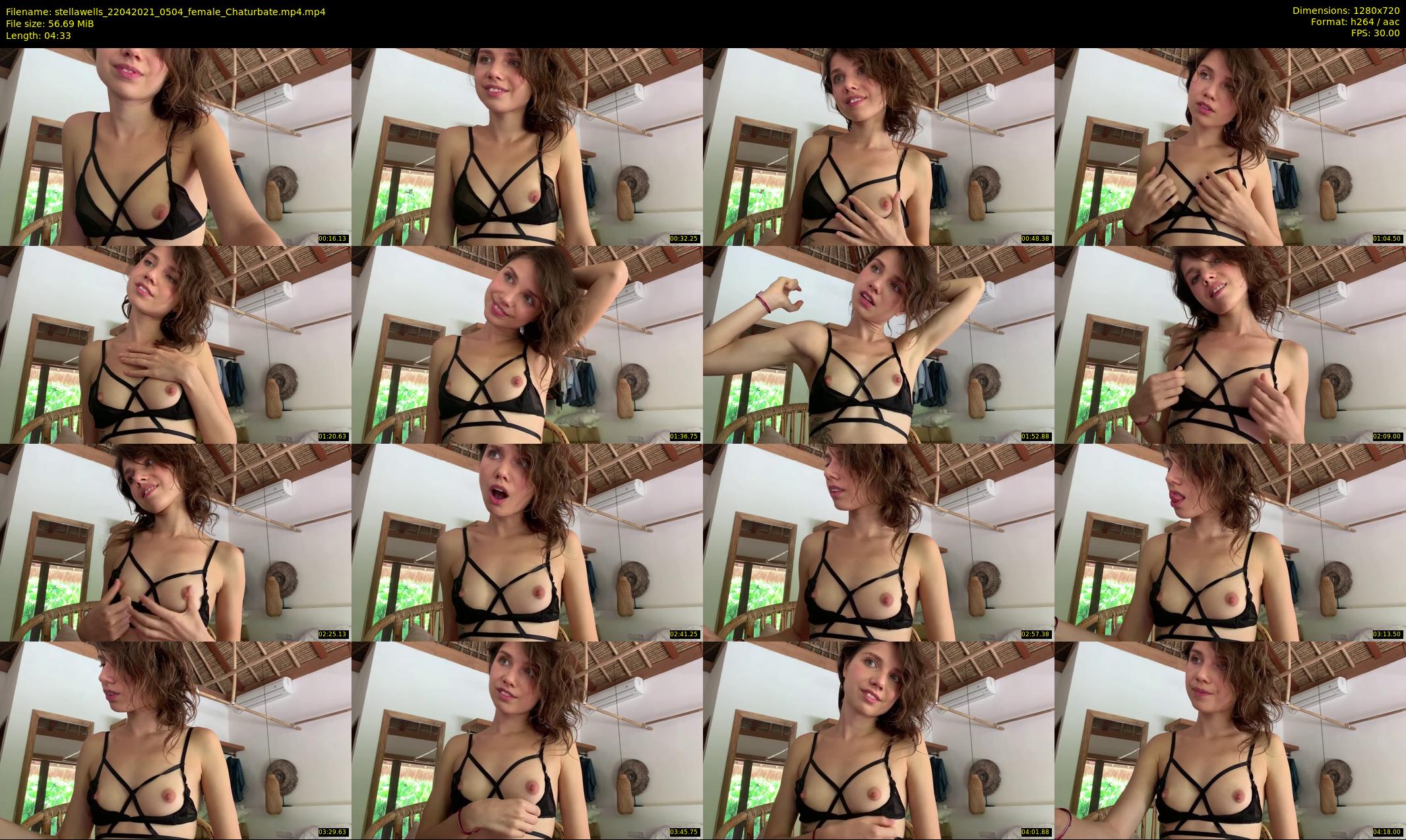 stellawells — 5 minute Chaturbate female cam show recording, 720p, Apr 22, 2021