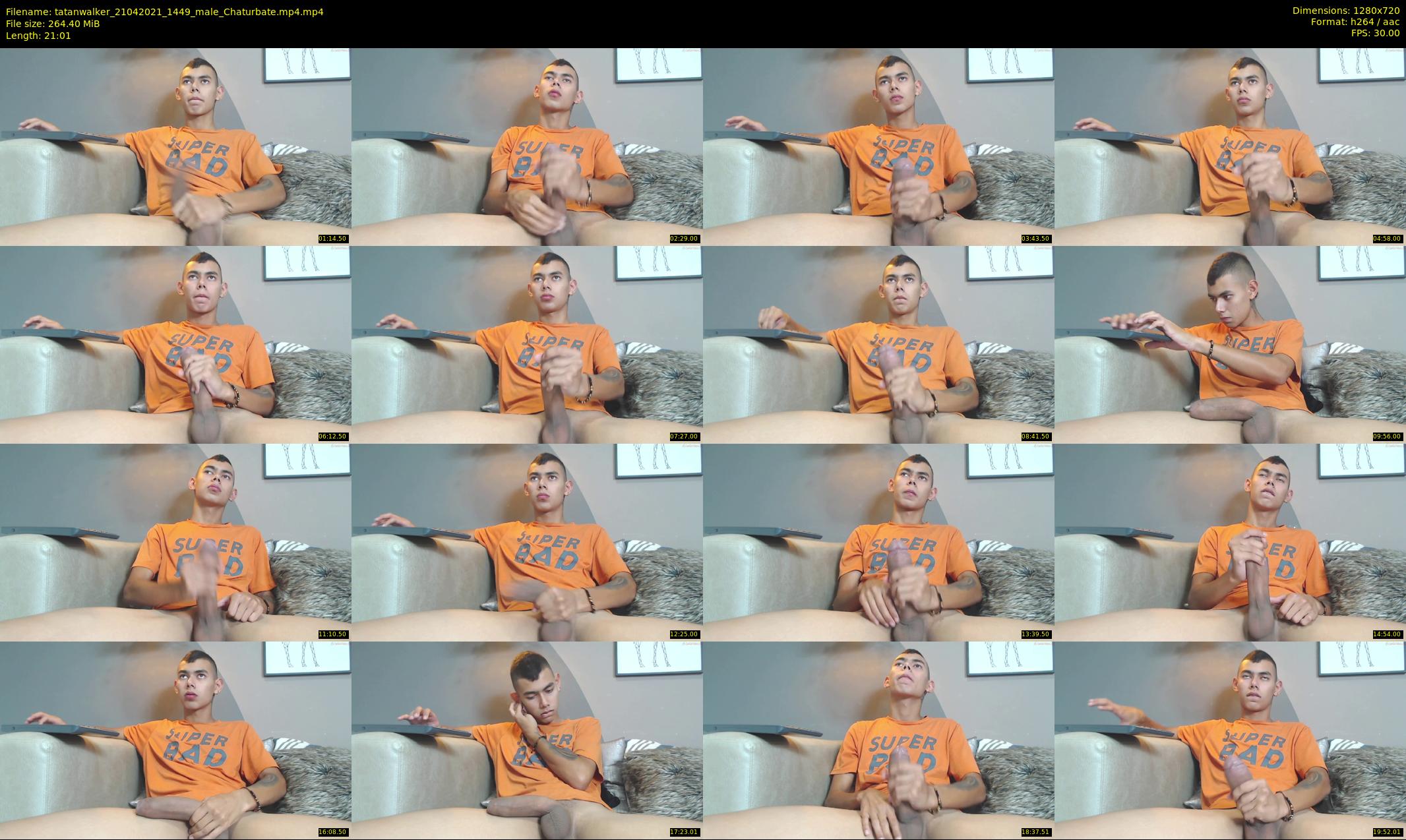 tatanwalker — 22 minute Chaturbate male cam show recording, 720p, Apr 21, 2021