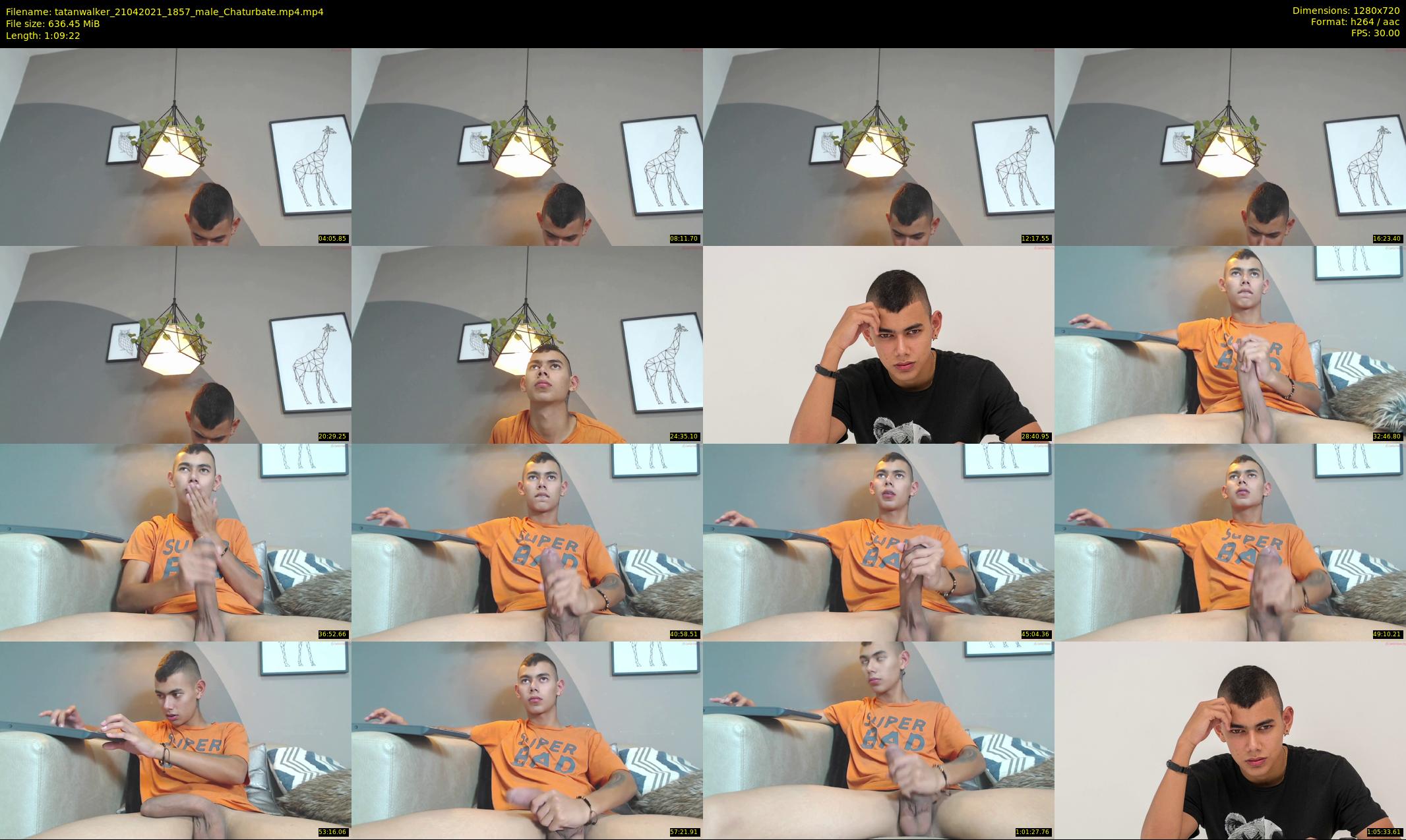 tatanwalker — 70 minute Chaturbate male cam show recording, 720p, Apr 21, 2021