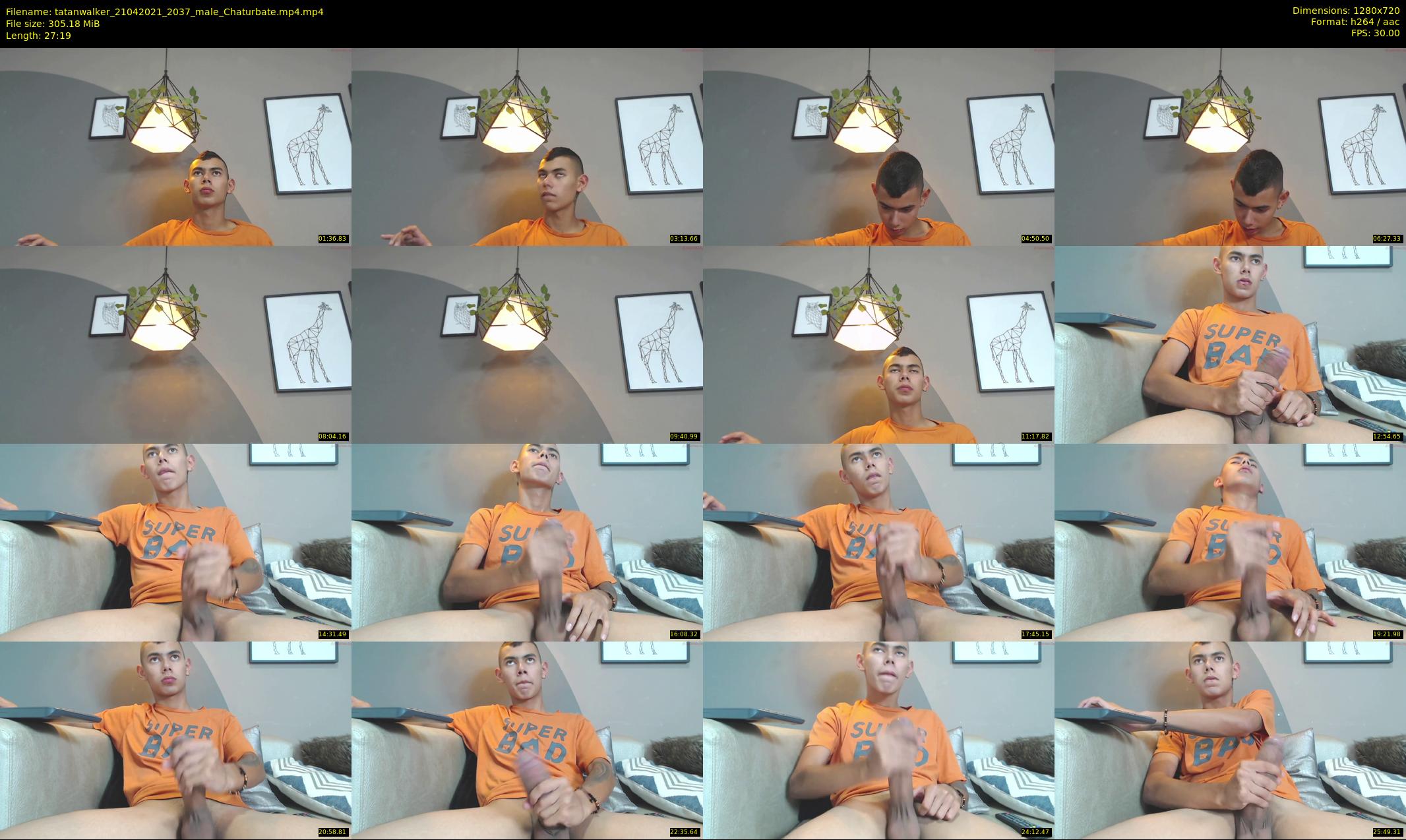 tatanwalker — 28 minute Chaturbate male cam show recording, 720p, Apr 21, 2021